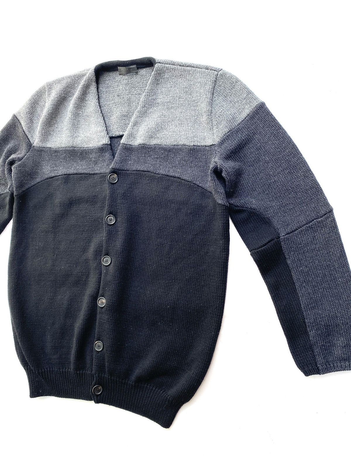Prada Rare Sample Runway AW08 Color Block Cardigan Size US M / EU 48-50 / 2 - 4 Thumbnail