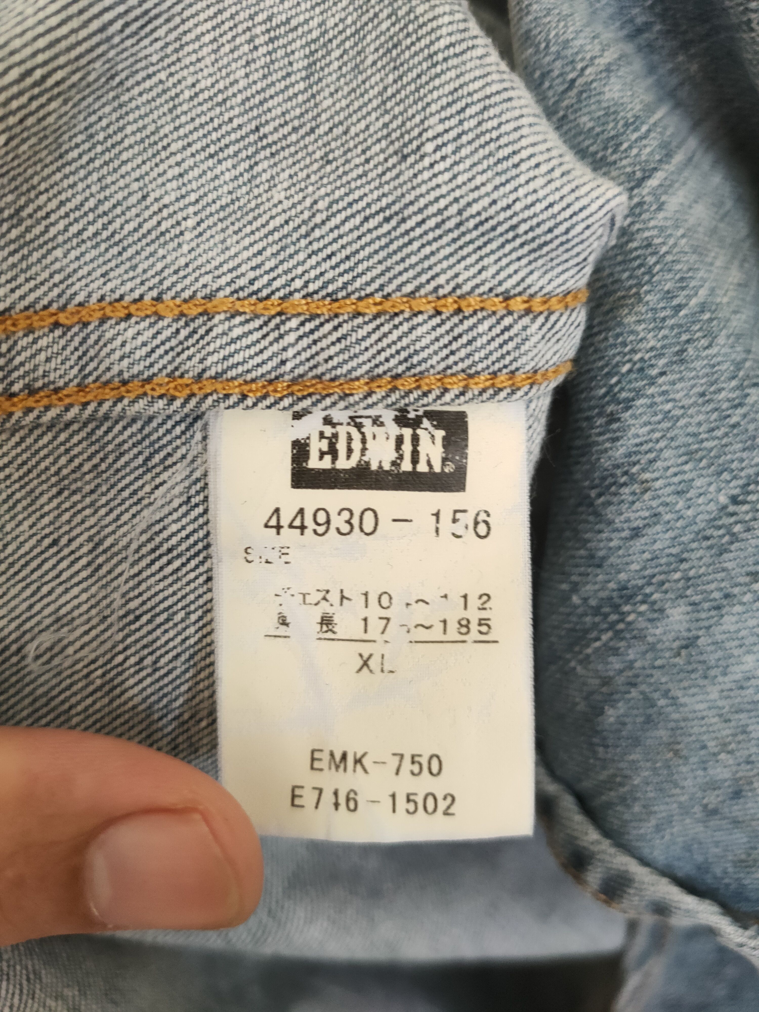 Edwin × Vintage Vintage Edwin Button up Shirts Size US L / EU 52-54 / 3 - 4 Thumbnail