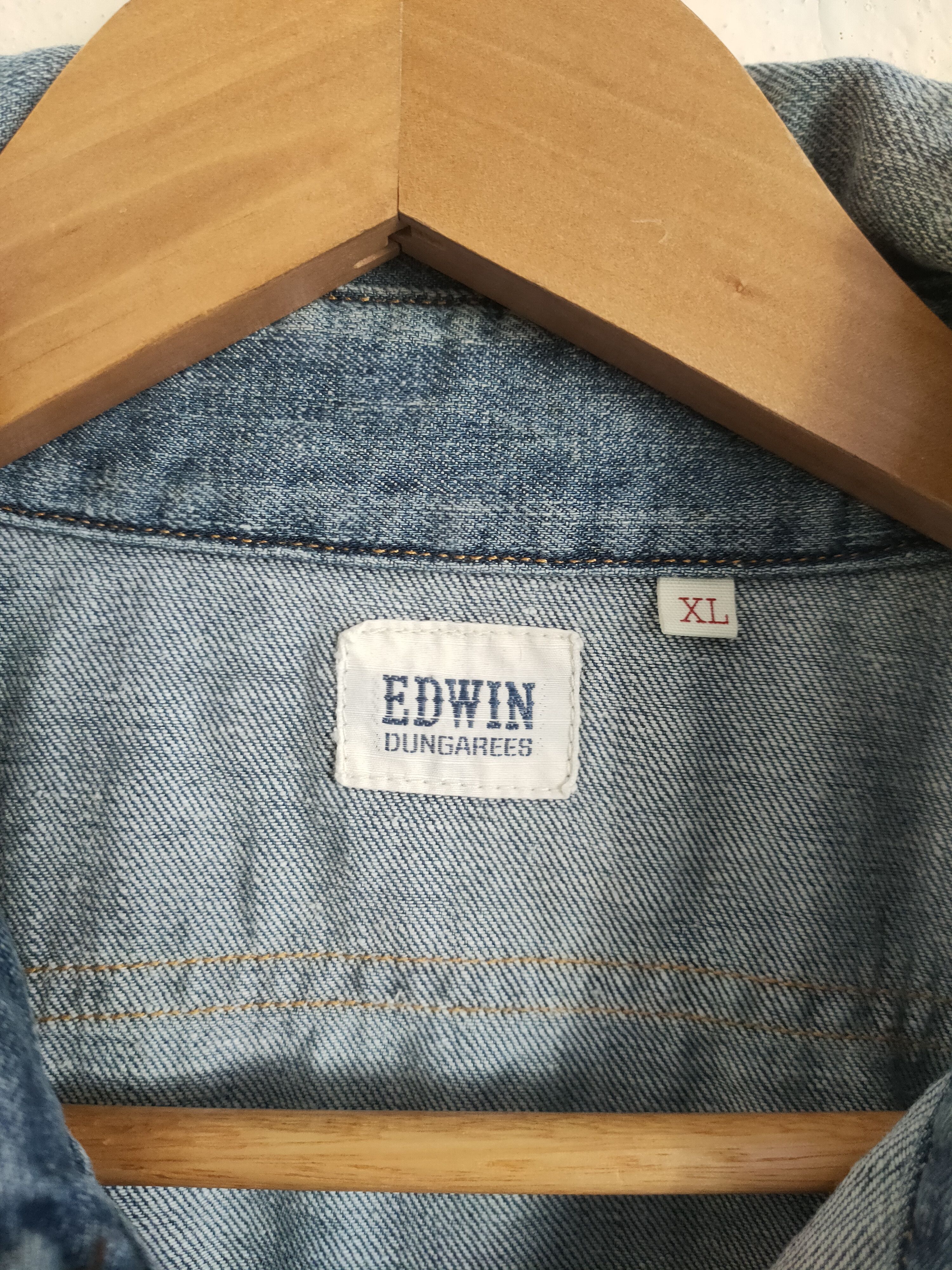 Edwin × Vintage Vintage Edwin Button up Shirts Size US L / EU 52-54 / 3 - 5 Thumbnail