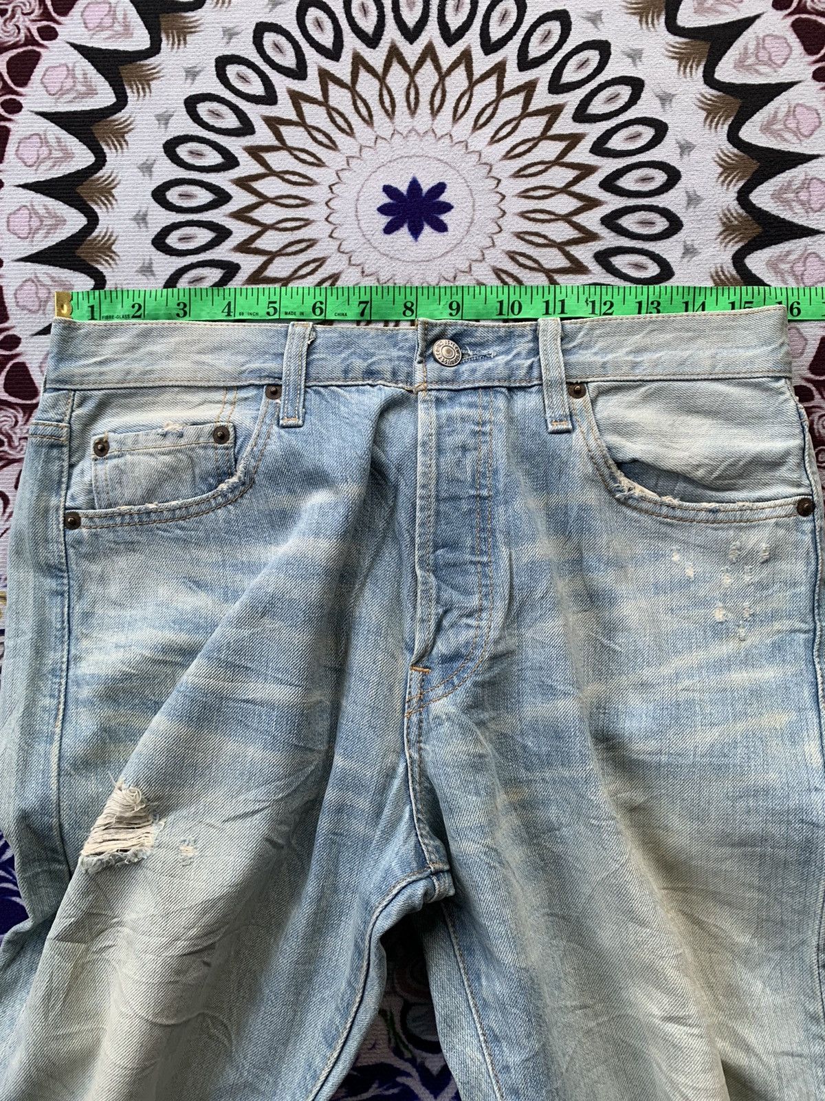 Levi's Vintage Levis 501 Distressed Denim Size US 32 / EU 48 - 15 Thumbnail