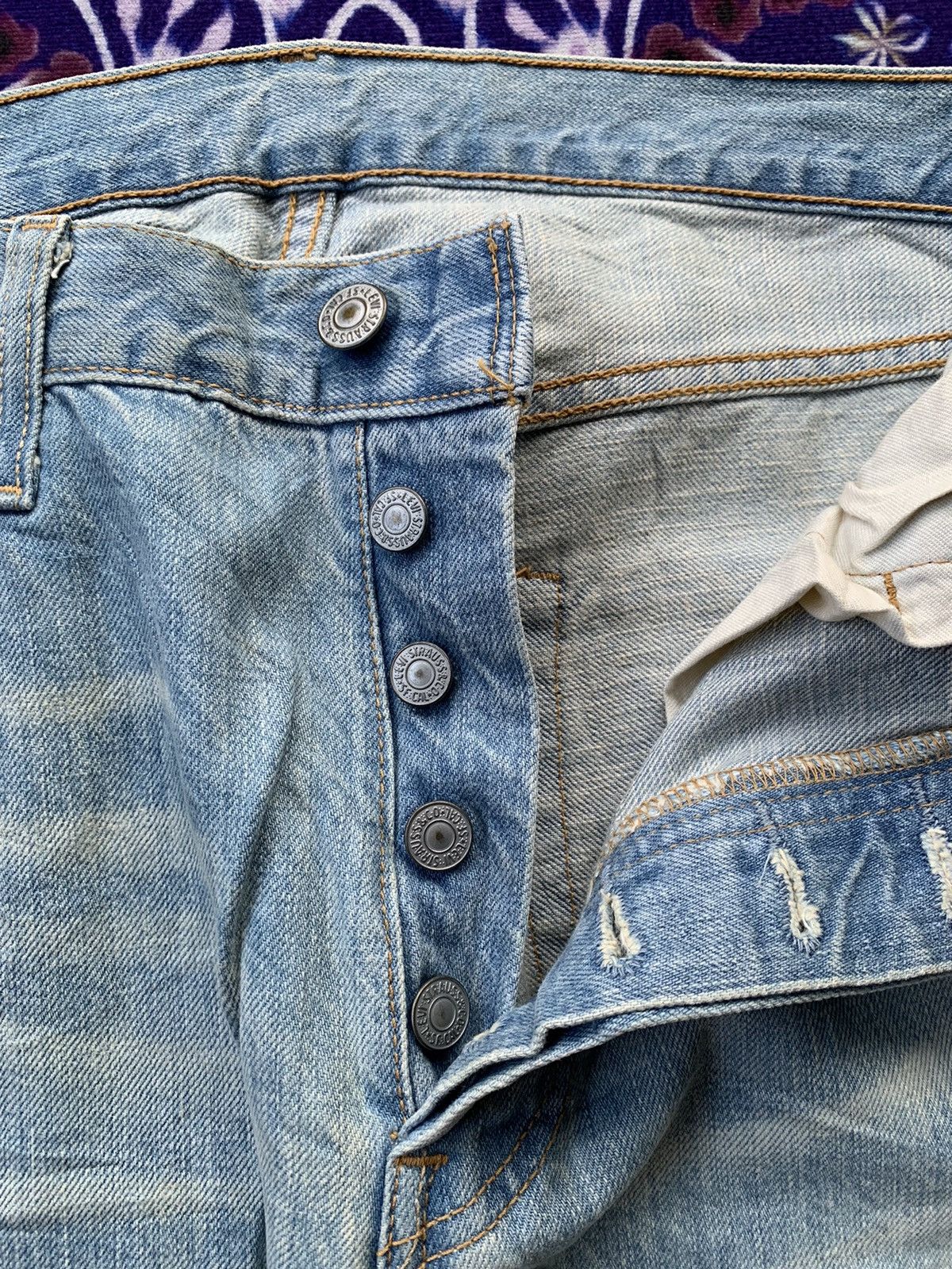 Levi's Vintage Levis 501 Distressed Denim Size US 32 / EU 48 - 5 Thumbnail