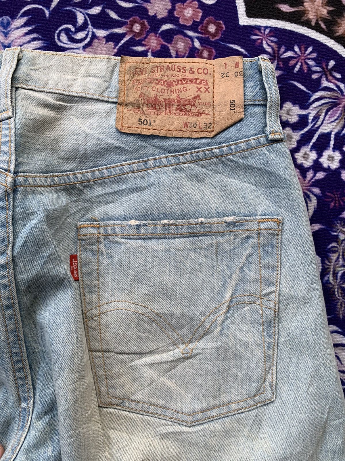 Levi's Vintage Levis 501 Distressed Denim Size US 32 / EU 48 - 12 Thumbnail
