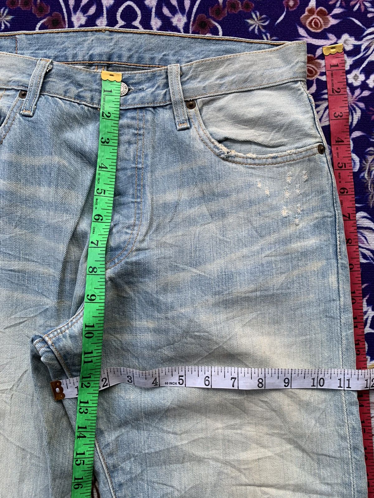 Levi's Vintage Levis 501 Distressed Denim Size US 32 / EU 48 - 14 Thumbnail