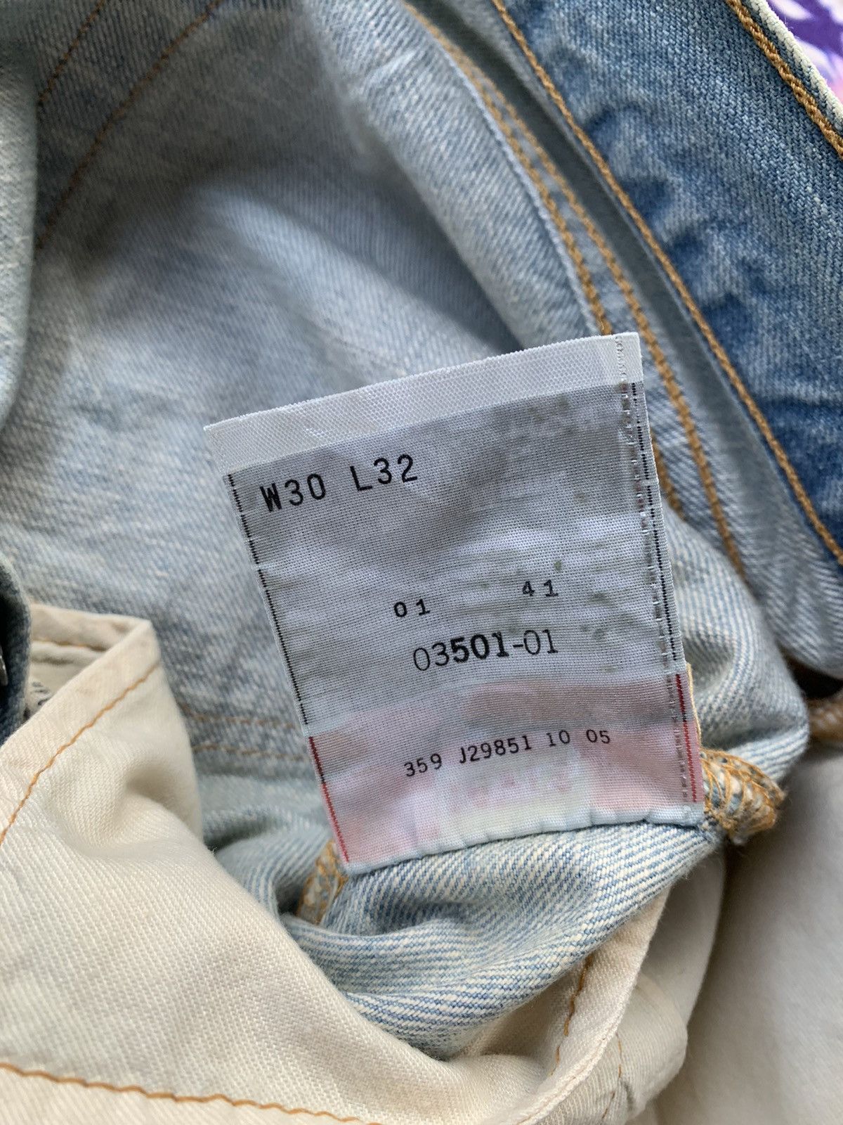 Levi's Vintage Levis 501 Distressed Denim Size US 32 / EU 48 - 7 Thumbnail