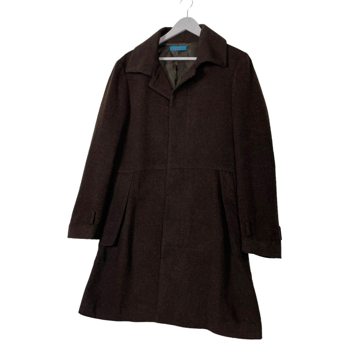 Japanese Brand × Katharine Hamnett London × Vintage 💥 Katharine Hamnett Wool Parka Button Jacket Size US M / EU 48-50 / 2 - 2 Thumbnail