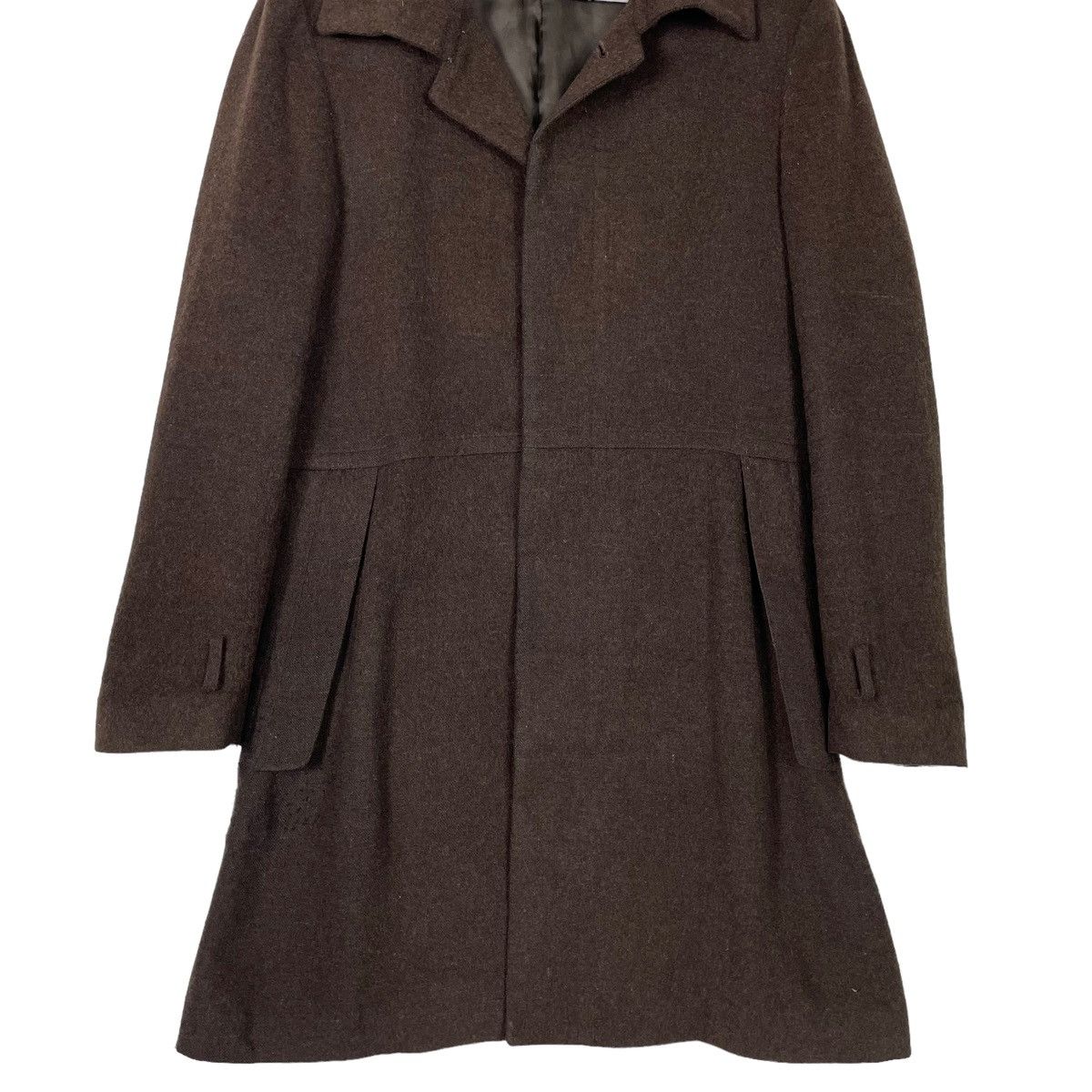 Japanese Brand × Katharine Hamnett London × Vintage 💥 Katharine Hamnett Wool Parka Button Jacket Size US M / EU 48-50 / 2 - 4 Thumbnail