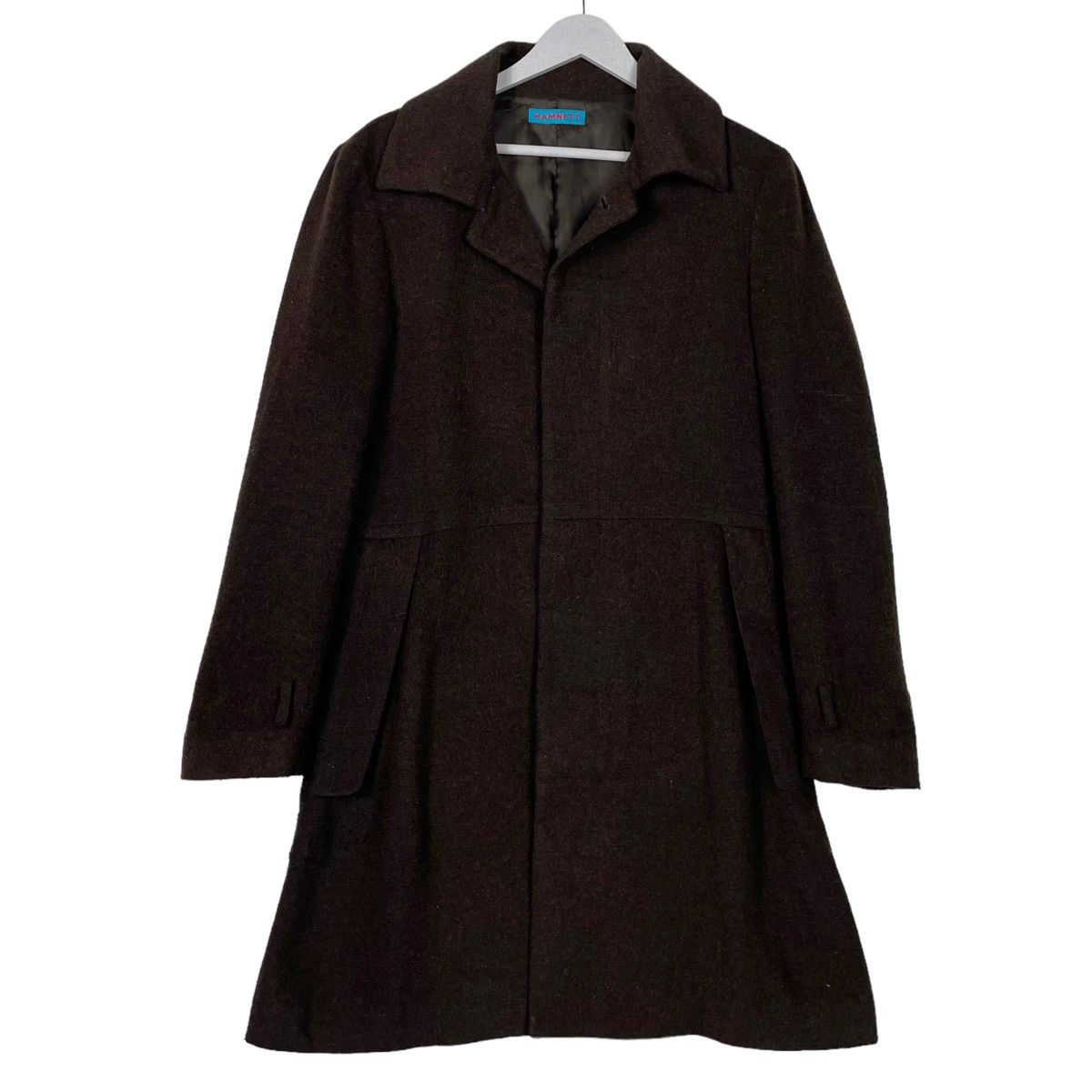 Japanese Brand × Katharine Hamnett London × Vintage 💥 Katharine Hamnett Wool Parka Button Jacket Size US M / EU 48-50 / 2 - 1 Thumbnail