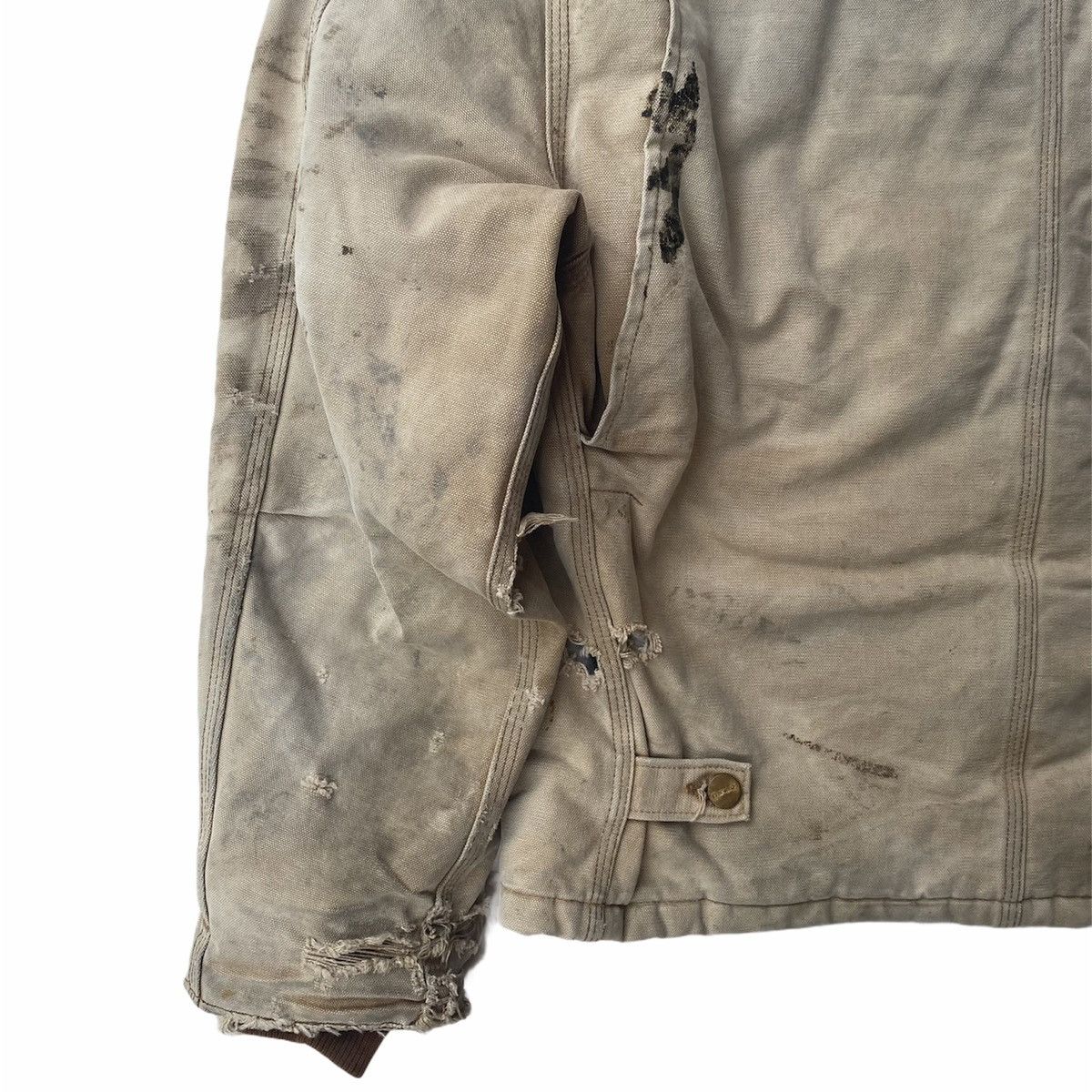 Carhartt Vintage Sun Faded And Distressed Carhartt Jacket Size US L / EU 52-54 / 3 - 4 Thumbnail