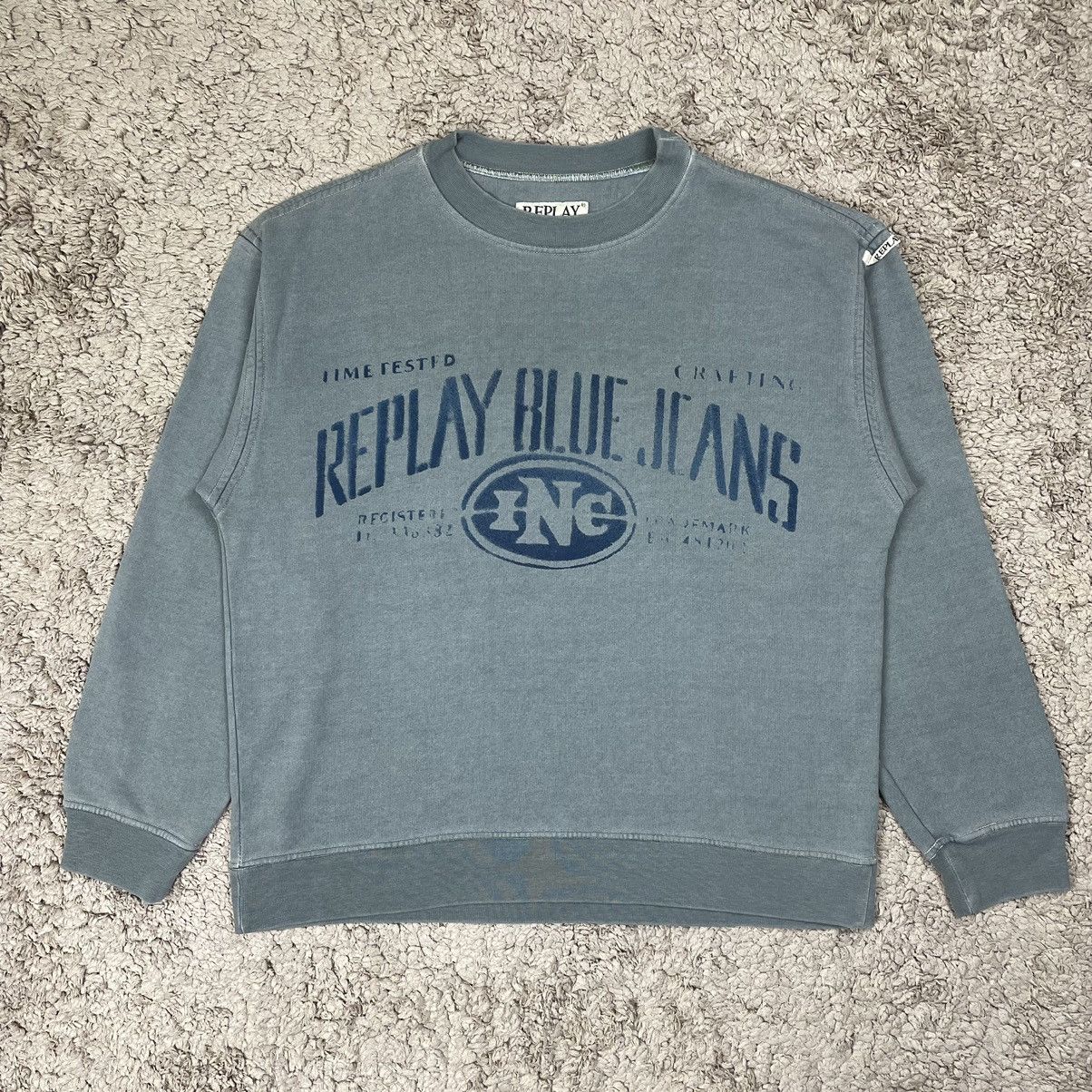 Replay Vintage Faded Replay Sweatshirt Size US M / EU 48-50 / 2 - 1 Thumbnail
