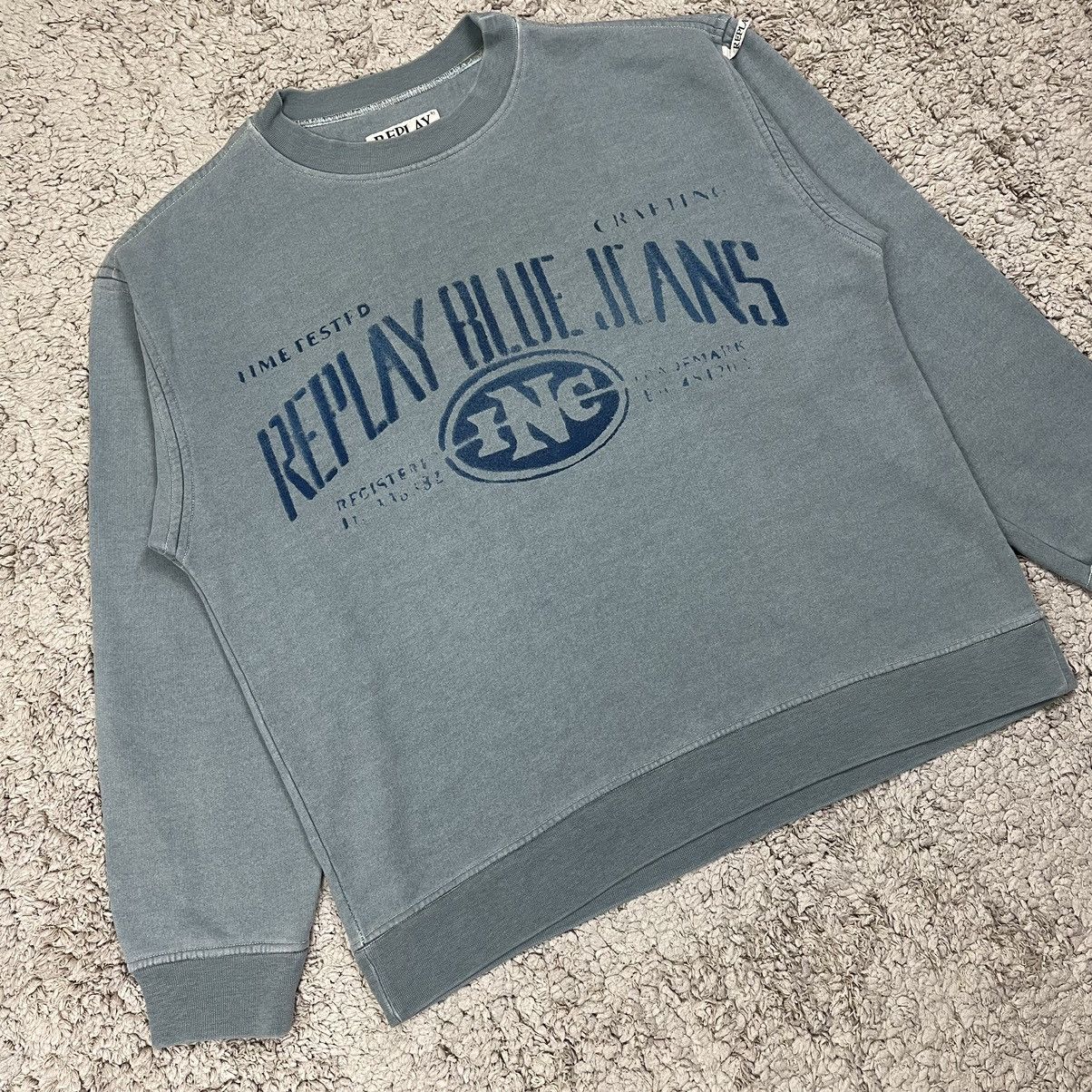Replay Vintage Faded Replay Sweatshirt Size US M / EU 48-50 / 2 - 3 Thumbnail
