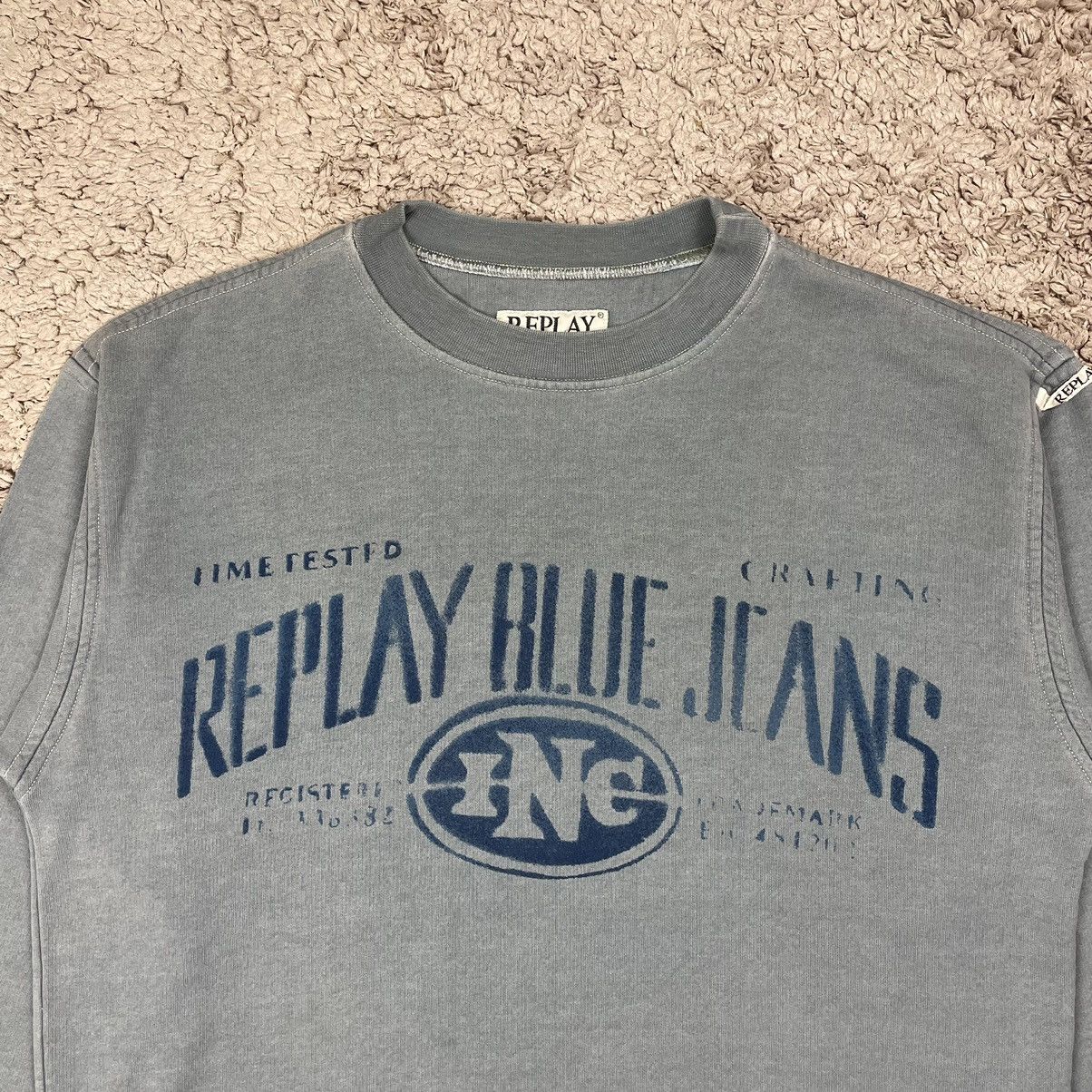 Replay Vintage Faded Replay Sweatshirt Size US M / EU 48-50 / 2 - 5 Thumbnail