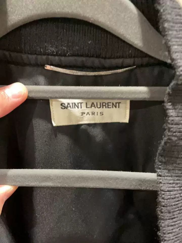 Yves Saint Laurent Saint Laurent Black Flight Bomber Jacket Size 50 Size US M / EU 48-50 / 2 - 3 Thumbnail
