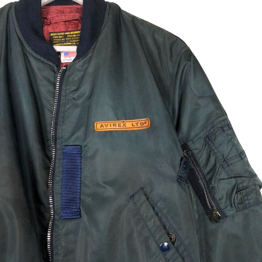 Avirex × Vintage 💥 VINTAGE AVIREX MA-1 BOMBER RIVERSIBLE JACKET Size US M / EU 48-50 / 2 - 10 Thumbnail