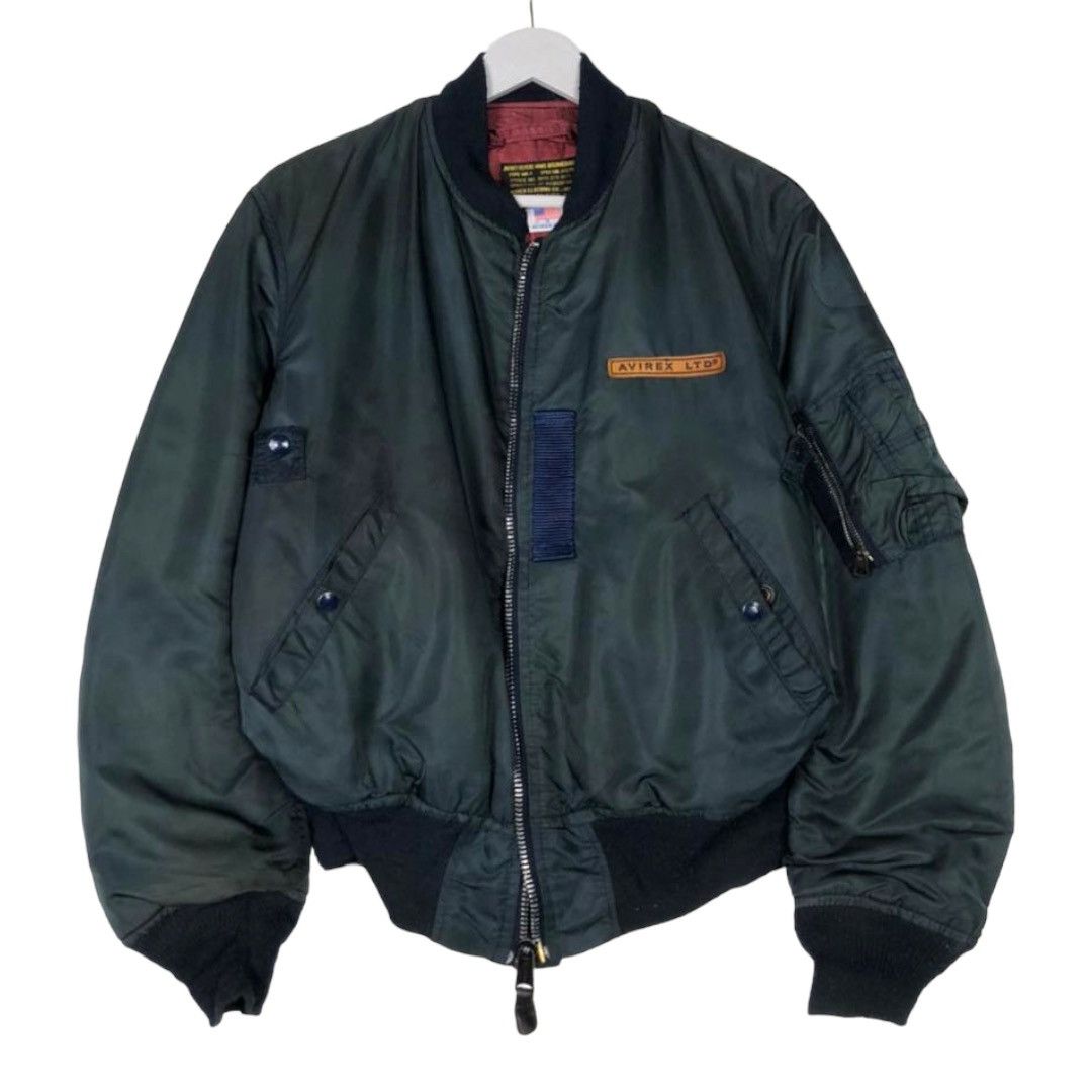 Avirex × Vintage 💥 VINTAGE AVIREX MA-1 BOMBER RIVERSIBLE JACKET Size US M / EU 48-50 / 2 - 2 Thumbnail