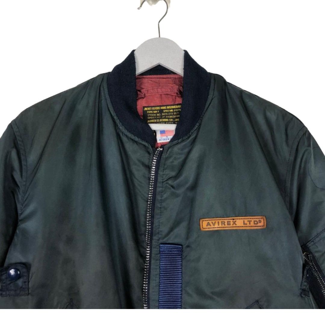 Avirex × Vintage 💥 VINTAGE AVIREX MA-1 BOMBER RIVERSIBLE JACKET Size US M / EU 48-50 / 2 - 6 Thumbnail