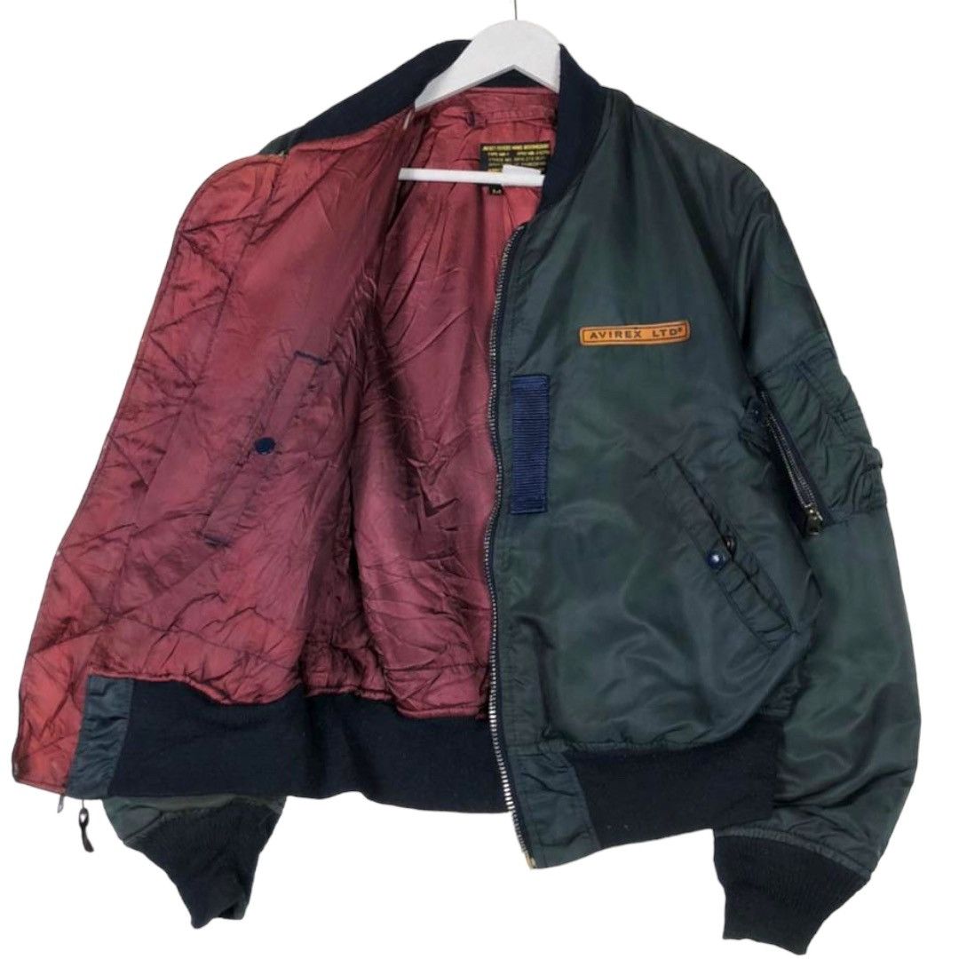 Avirex × Vintage 💥 VINTAGE AVIREX MA-1 BOMBER RIVERSIBLE JACKET Size US M / EU 48-50 / 2 - 1 Thumbnail