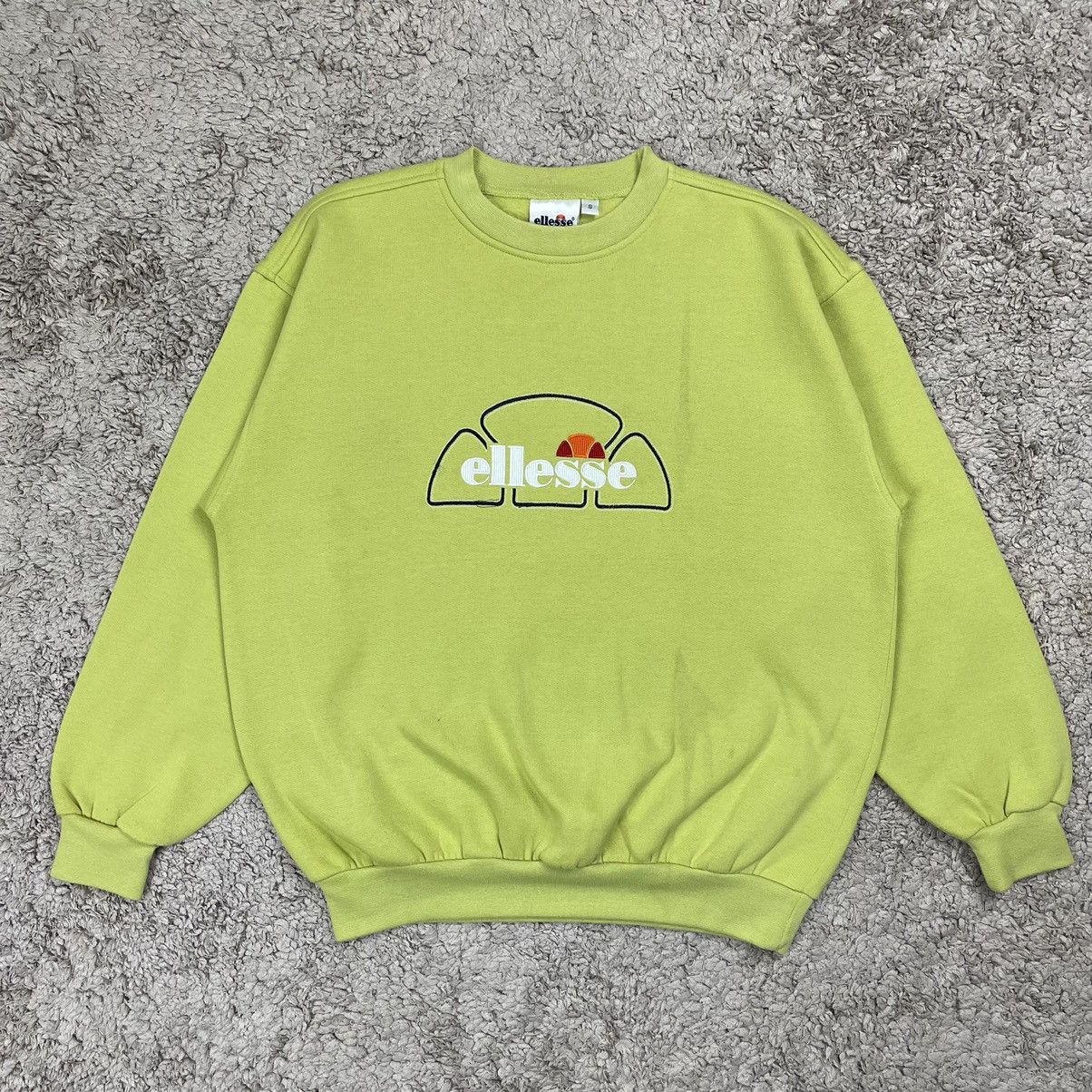 Vintage Vintage Ellesse Big Logo Sweatshirt Size US S / EU 44-46 / 1 - 1 Thumbnail