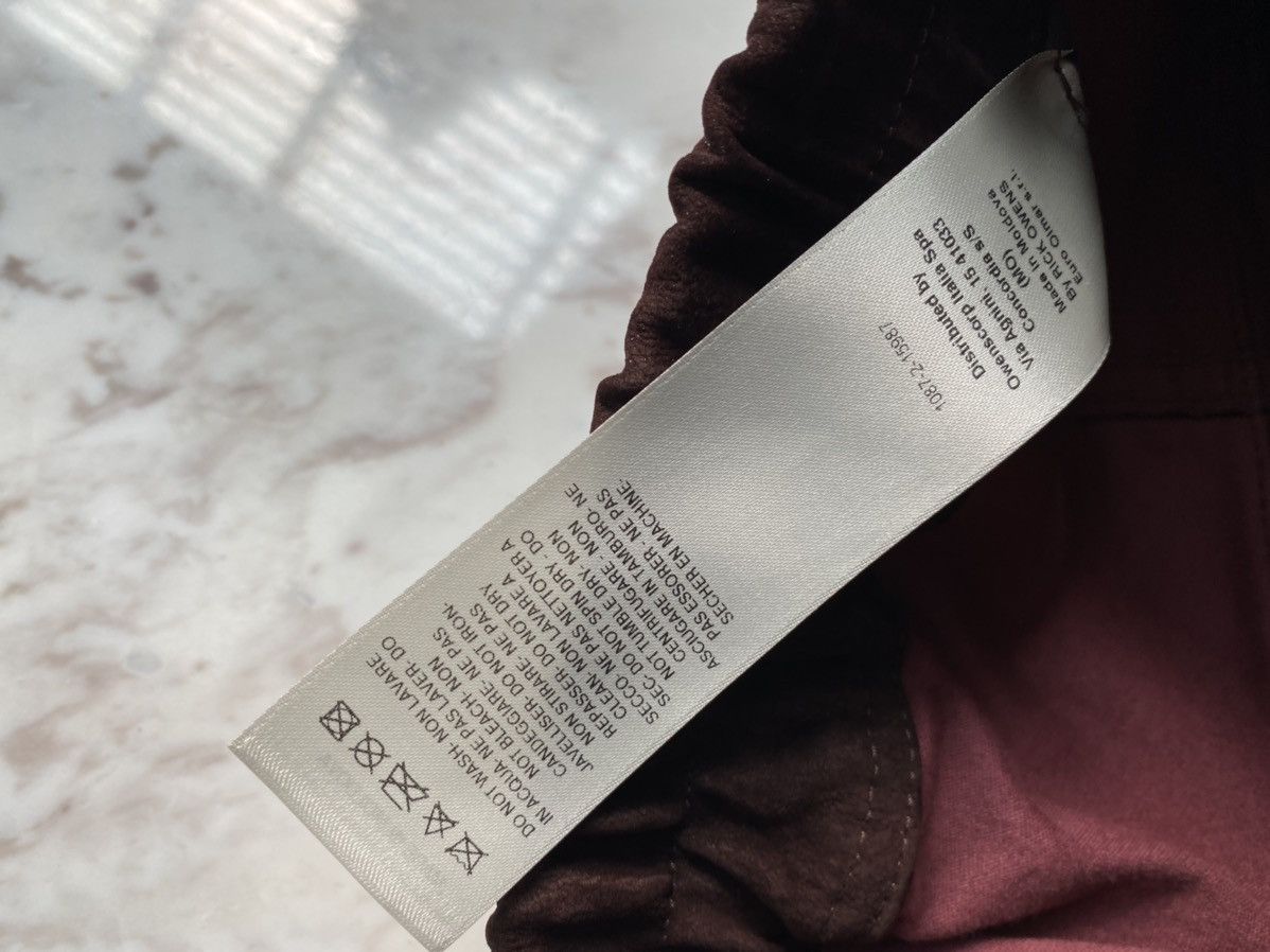 Rick Owens Bdnew Rick Owens Extrarare Burgundy Full Leather Cargo Pants Size US 32 / EU 48 - 6 Thumbnail