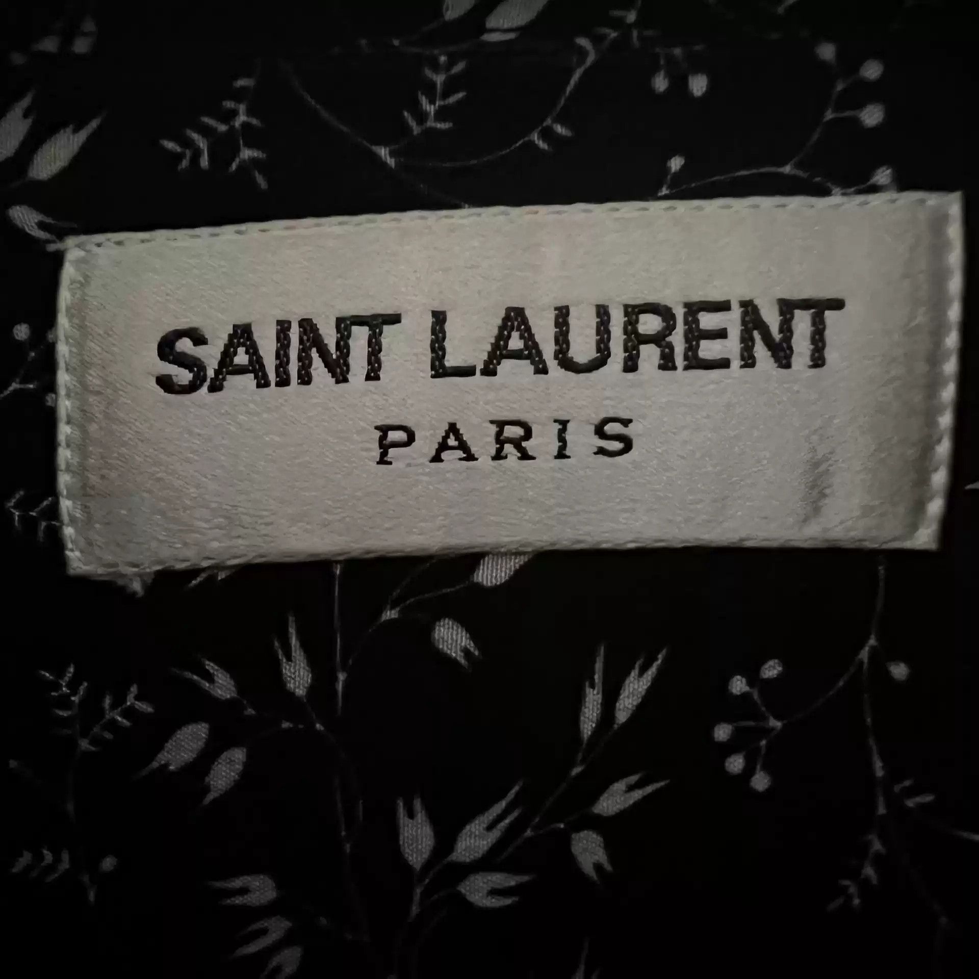 Yves Saint Laurent Saint Laurent Silk Floral Shirt Size L Size US L / EU 52-54 / 3 - 2 Thumbnail