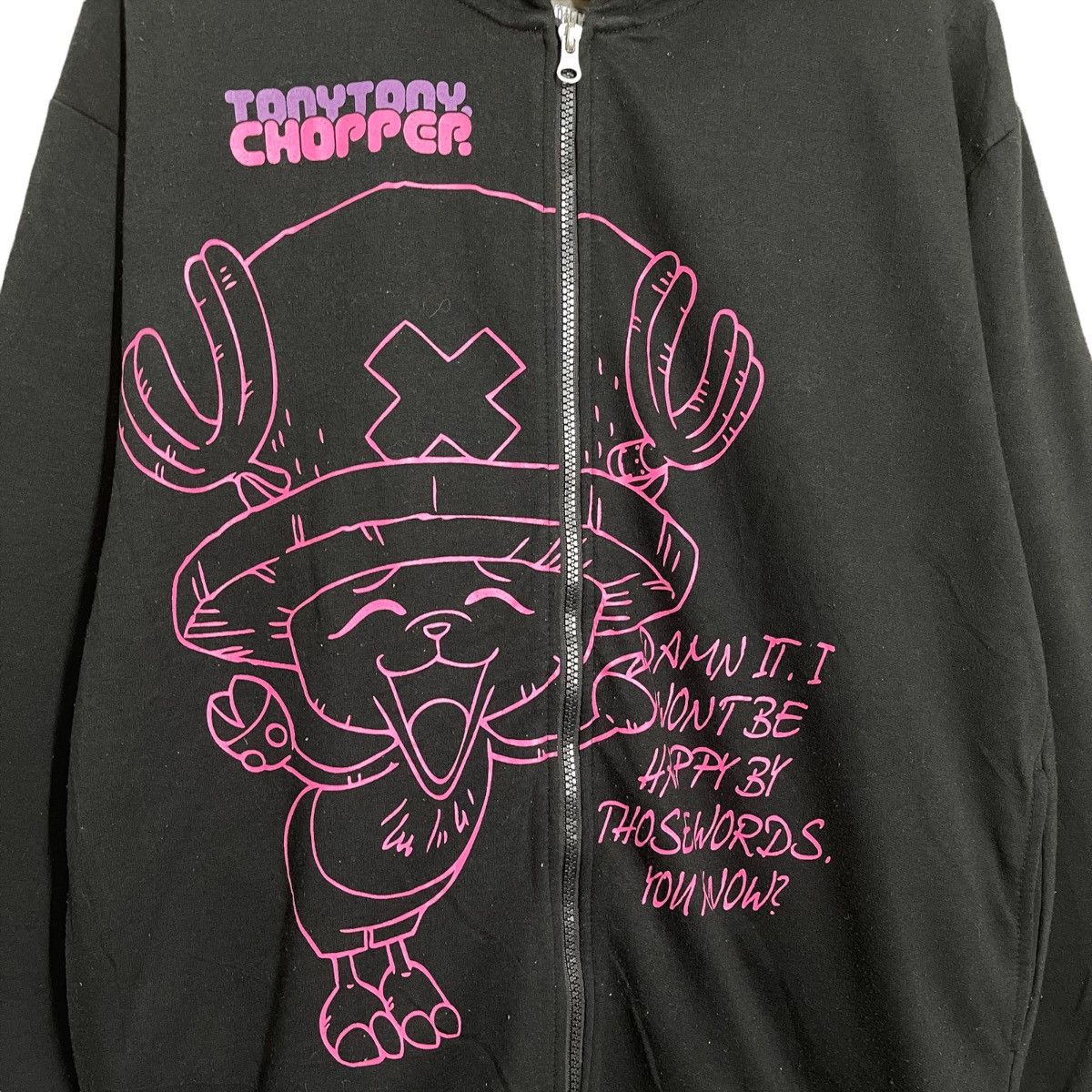 Anime One Piece Big Logo Zipper Hoodies Size L Size US L / EU 52-54 / 3 - 4 Thumbnail