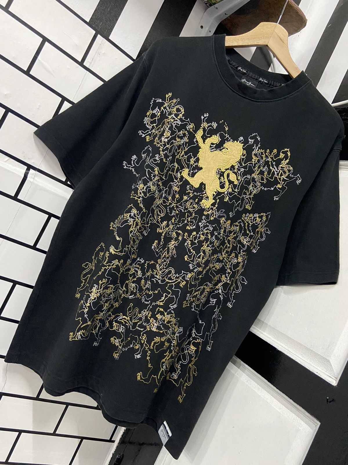 Sean John × Vintage Vintage Sean John Embroidered Tshirt Size US L / EU 52-54 / 3 - 3 Thumbnail