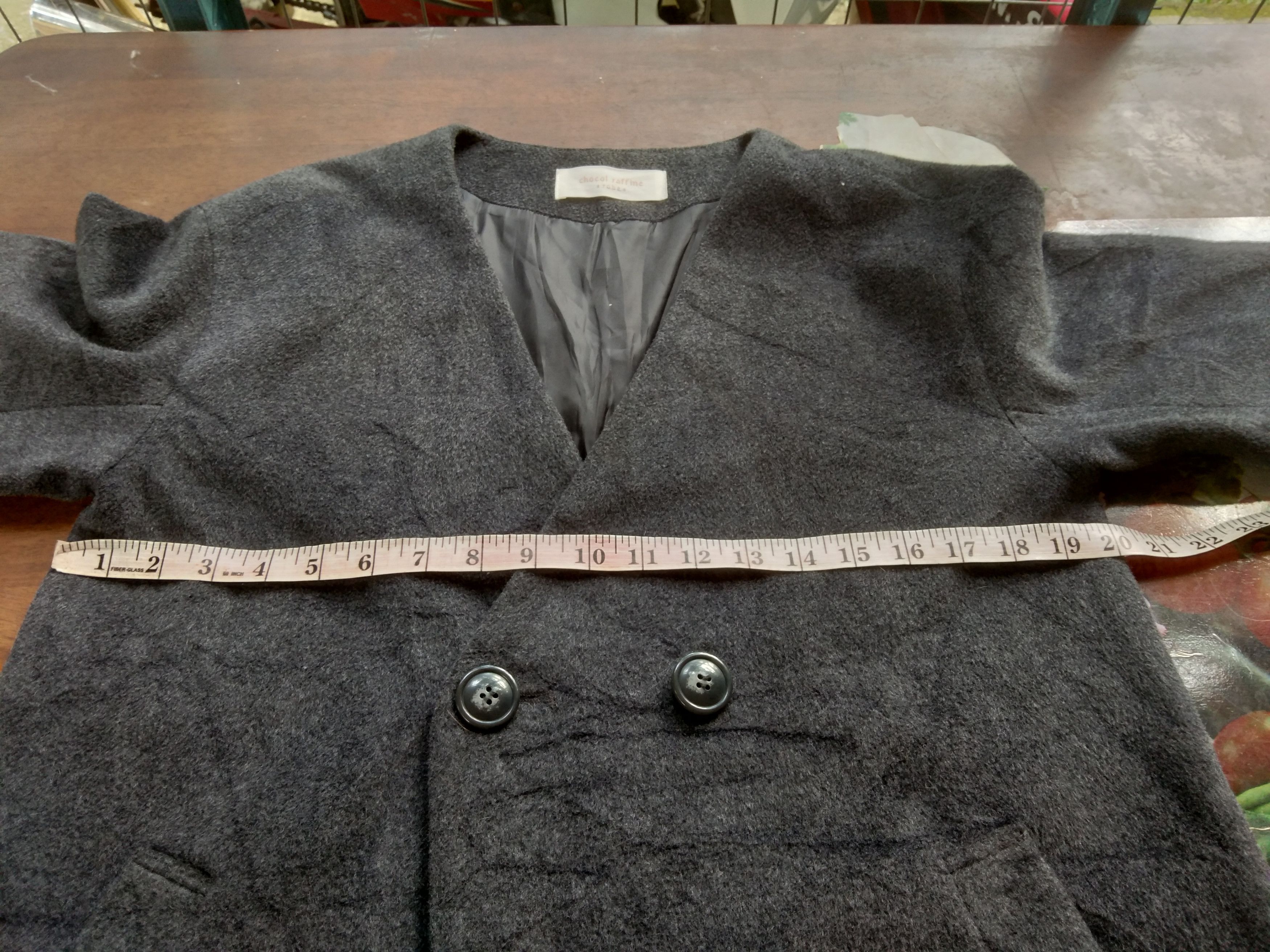 Japanese Brand CHOCOL RAFFINE, ROBE SINGLE BUTTON CARDIGAN Size US M / EU 48-50 / 2 - 9 Thumbnail