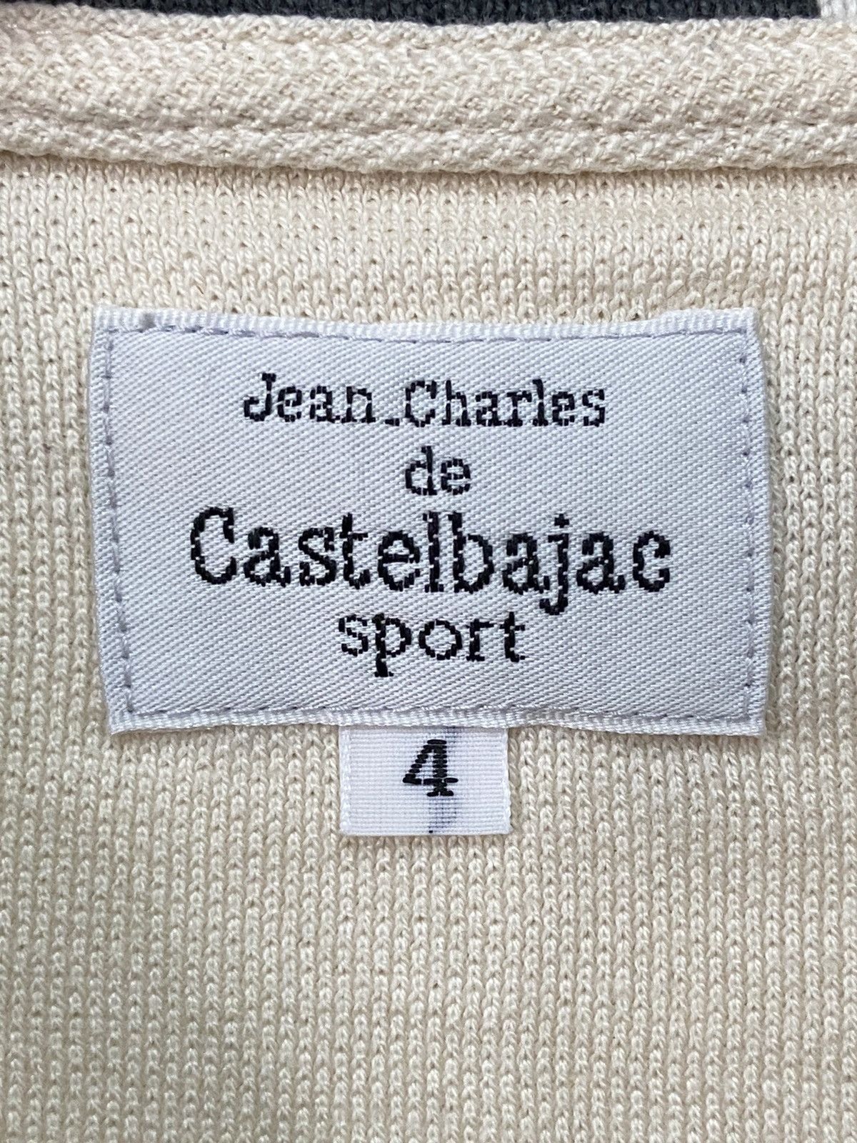 Jean Charles De Castelbajac × Vintage Vintage Jean Charles De Castelbajac Embroidered LS Polo Size US L / EU 52-54 / 3 - 11 Thumbnail