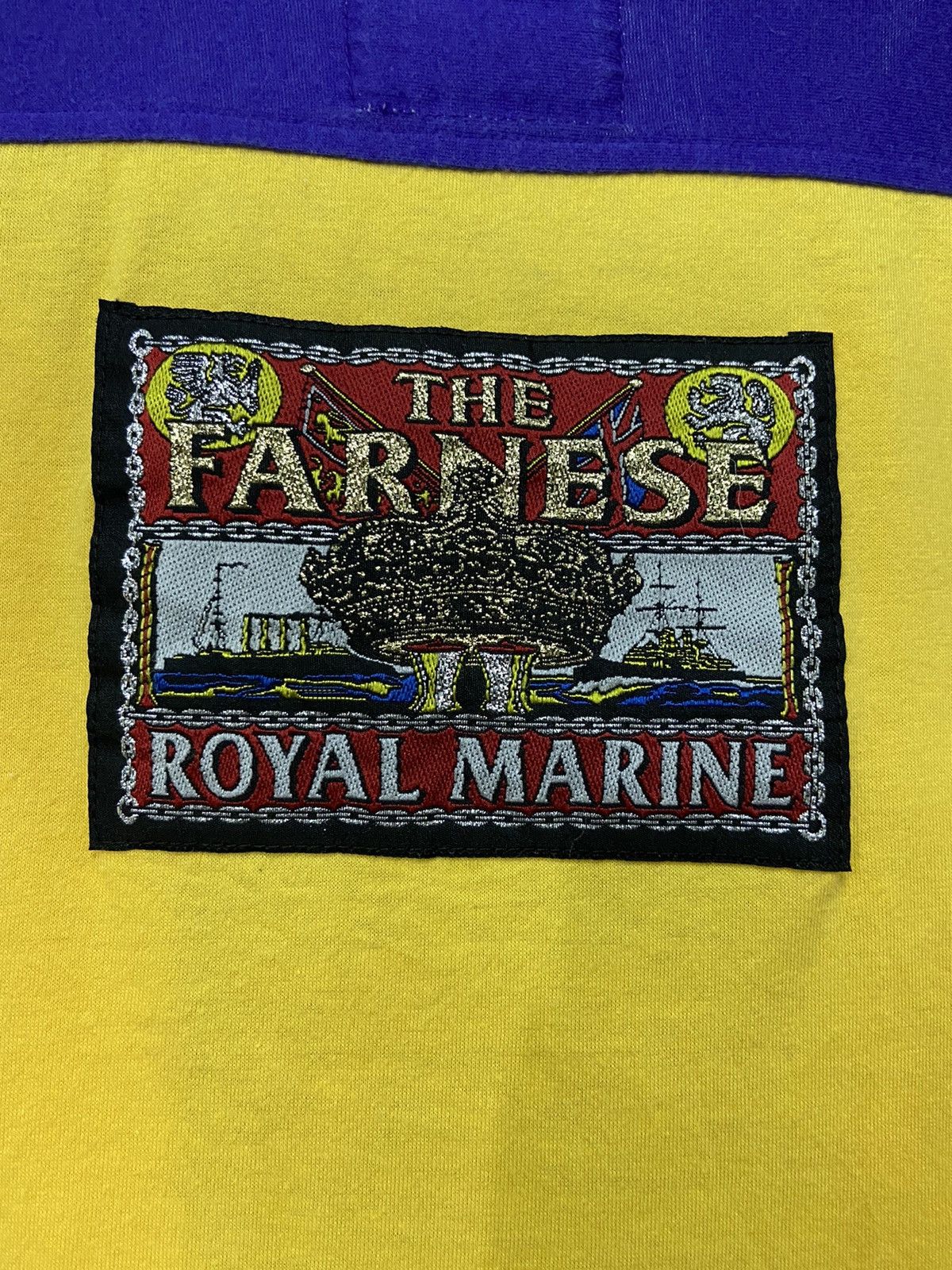 Designer × Vintage Vintage 90’s Farnese Royal Marine Embroidered Tshirt Size US XL / EU 56 / 4 - 14 Thumbnail