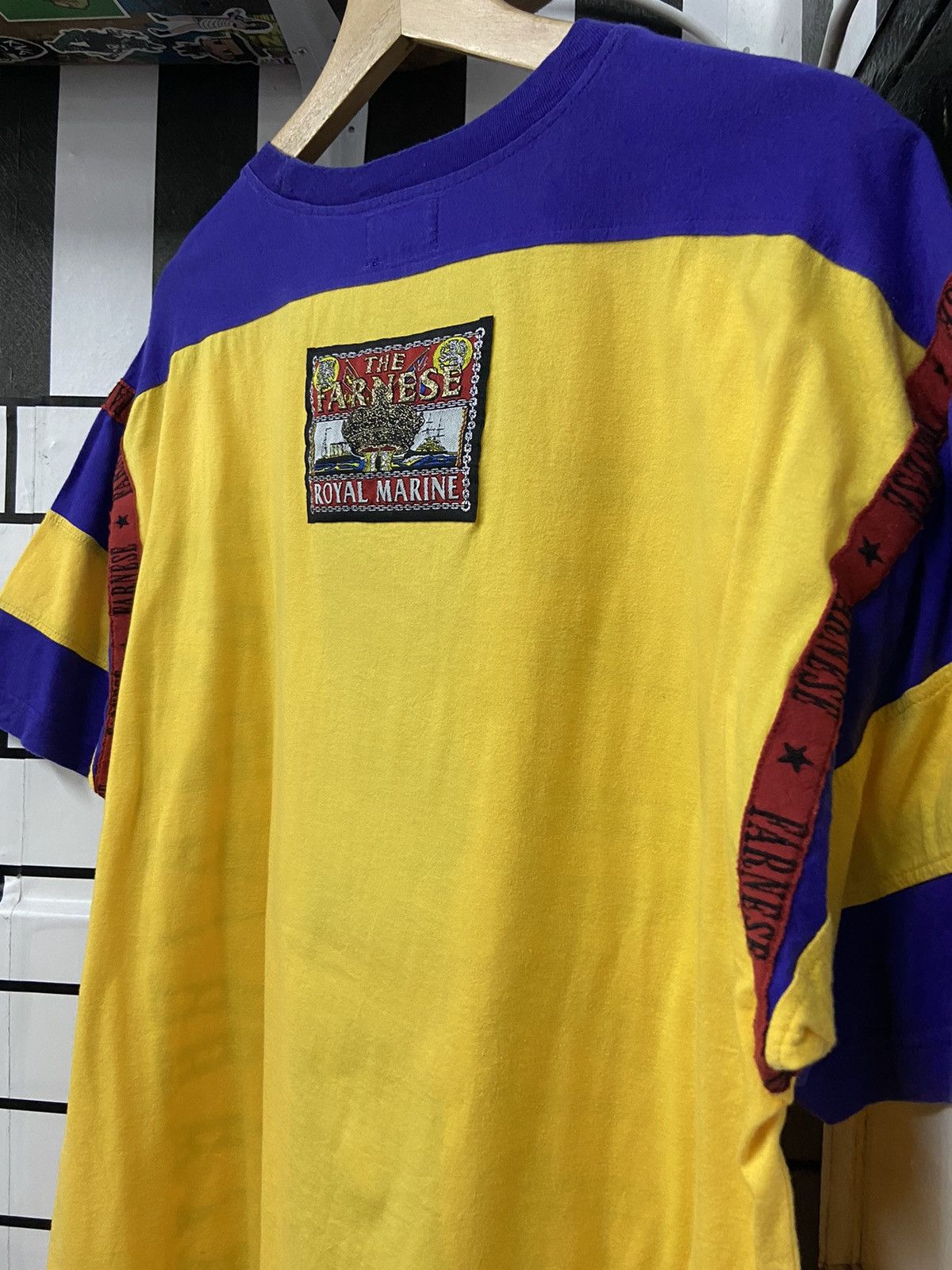 Designer × Vintage Vintage 90’s Farnese Royal Marine Embroidered Tshirt Size US XL / EU 56 / 4 - 15 Thumbnail