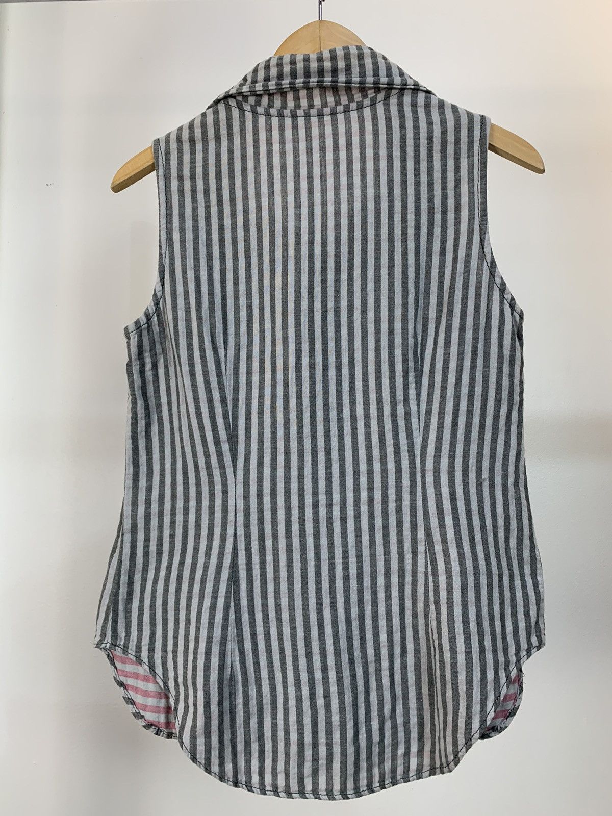 Vivienne Westwood Vivienne Westwood Striped Vest Shirt Size XS / US 0-2 / IT 36-38 - 16 Thumbnail