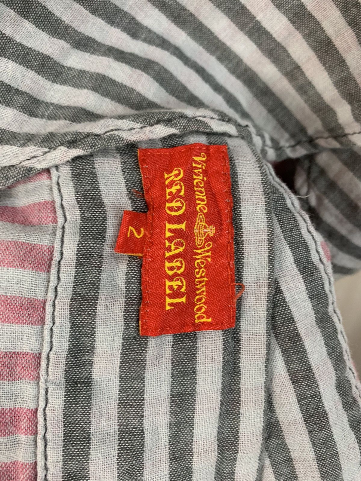 Vivienne Westwood Vivienne Westwood Striped Vest Shirt Size XS / US 0-2 / IT 36-38 - 17 Thumbnail