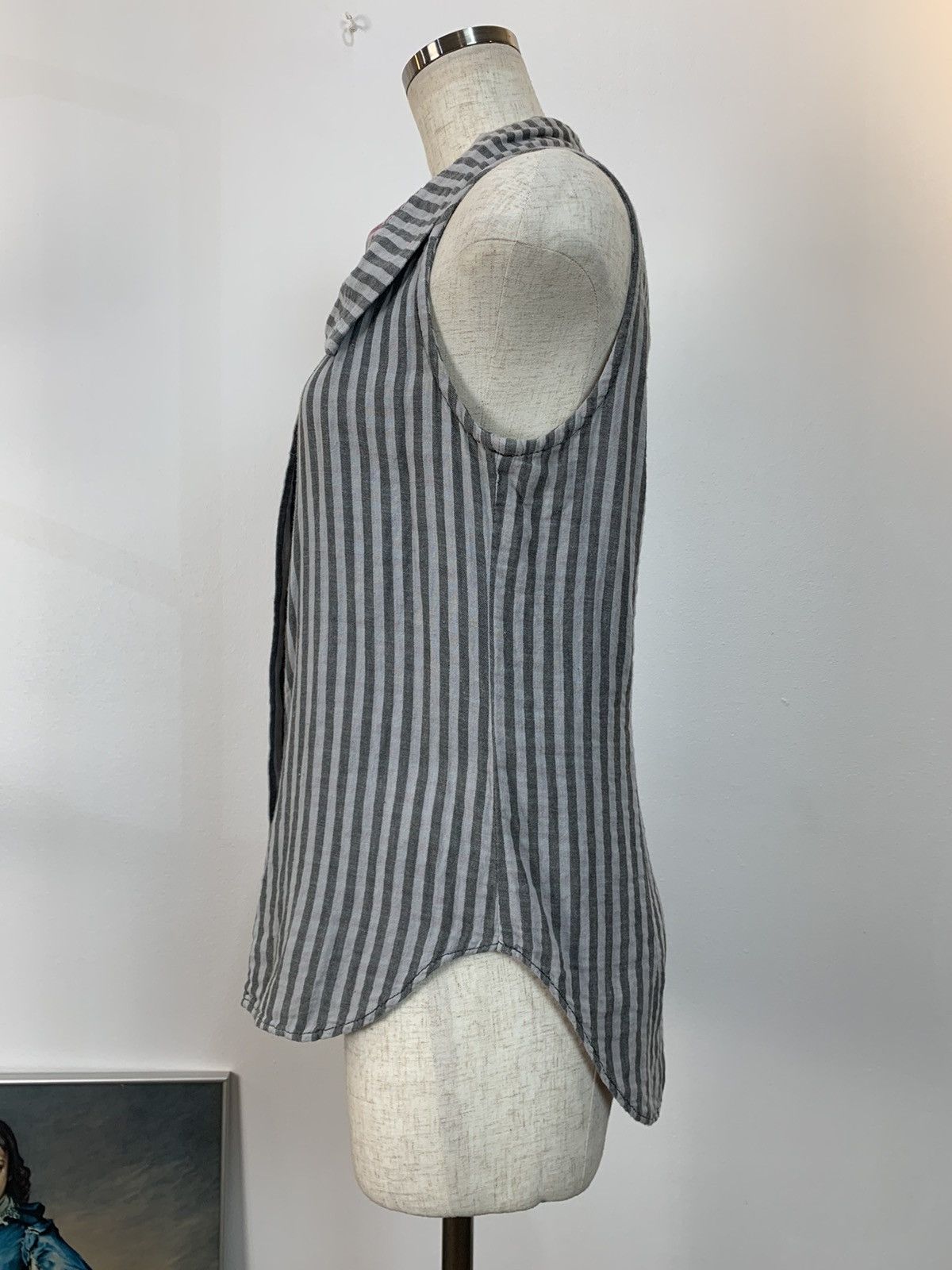 Vivienne Westwood Vivienne Westwood Striped Vest Shirt Size XS / US 0-2 / IT 36-38 - 7 Thumbnail