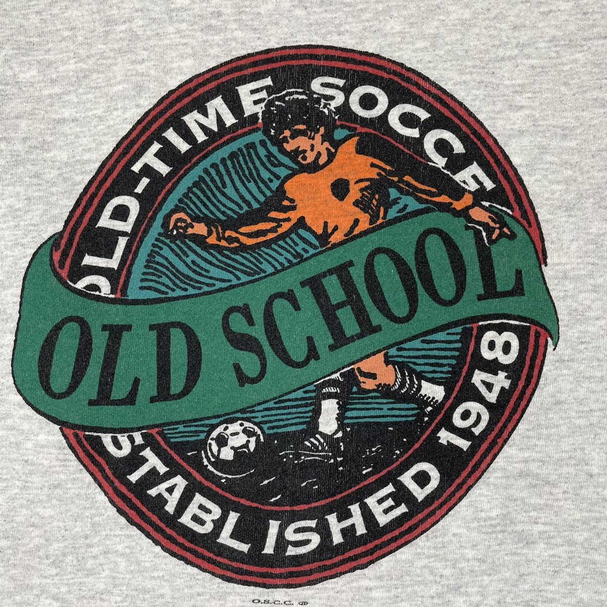 Vintage Vintage Old School Soccer Sweatshirt Size US L / EU 52-54 / 3 - 6 Thumbnail