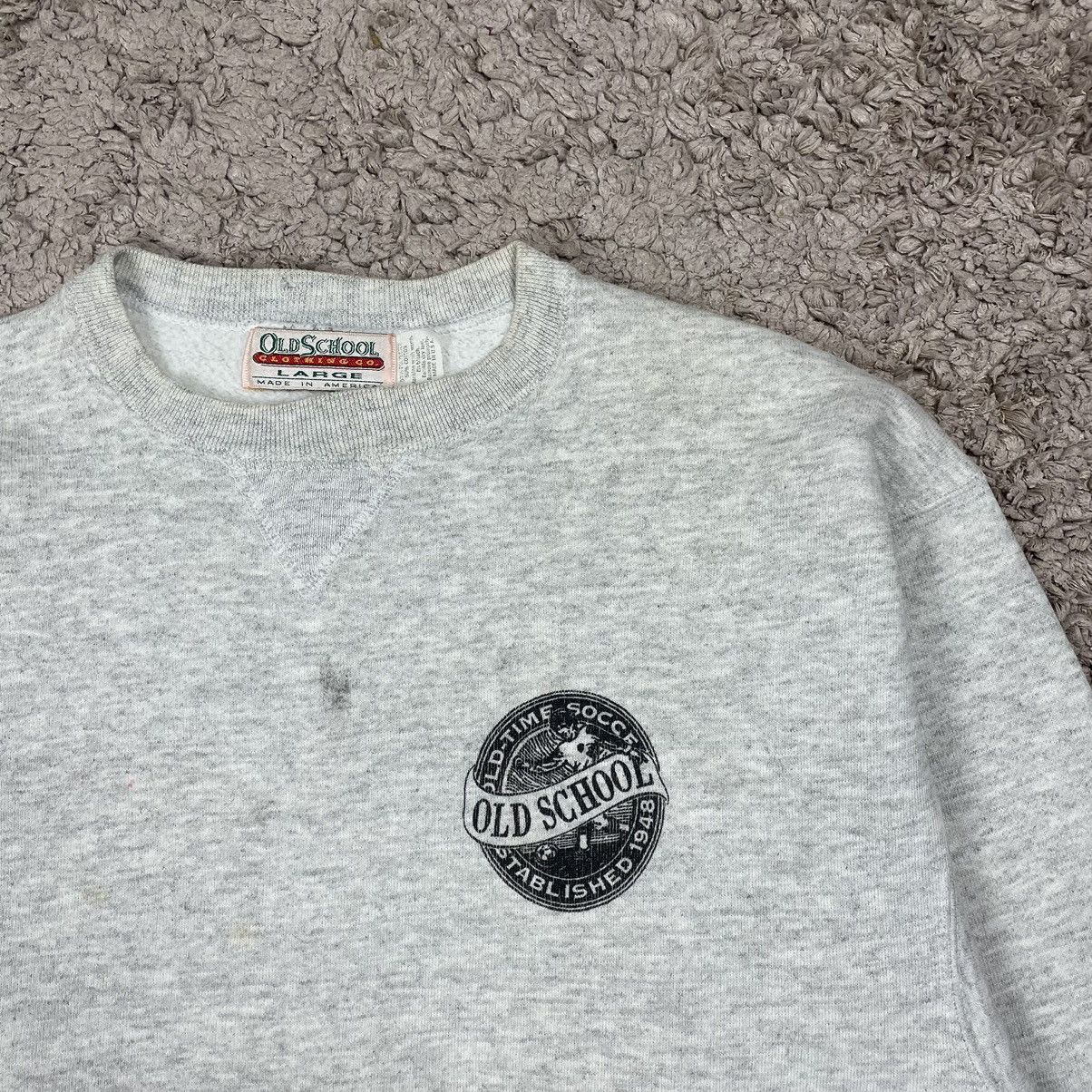 Vintage Vintage Old School Soccer Sweatshirt Size US L / EU 52-54 / 3 - 13 Thumbnail