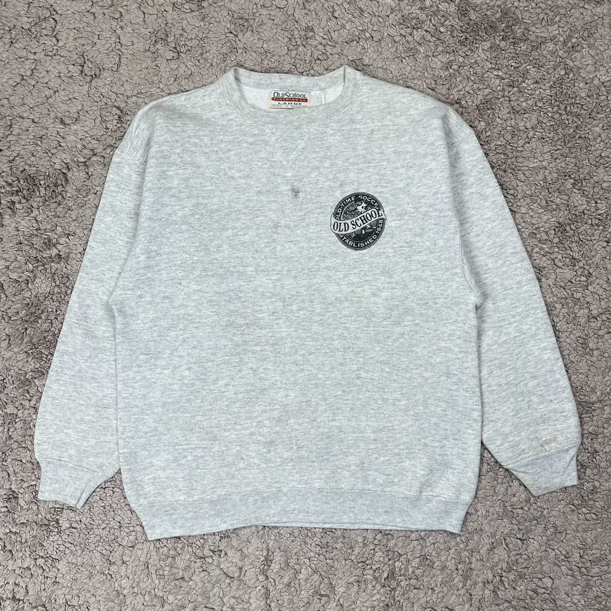 Vintage Vintage Old School Soccer Sweatshirt Size US L / EU 52-54 / 3 - 2 Thumbnail
