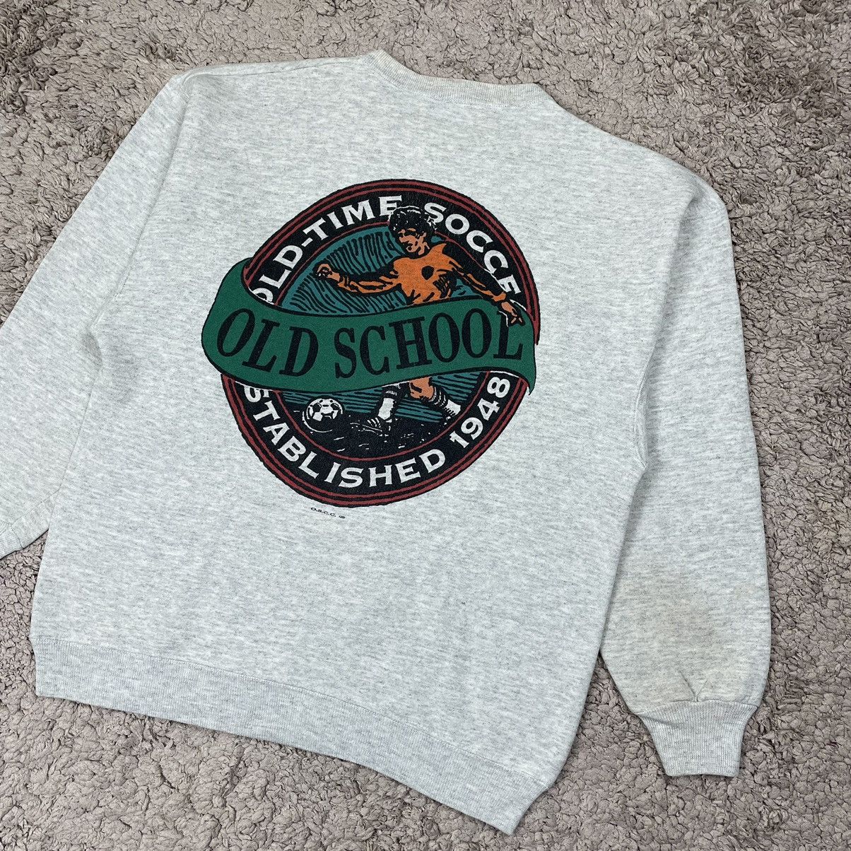 Vintage Vintage Old School Soccer Sweatshirt Size US L / EU 52-54 / 3 - 4 Thumbnail