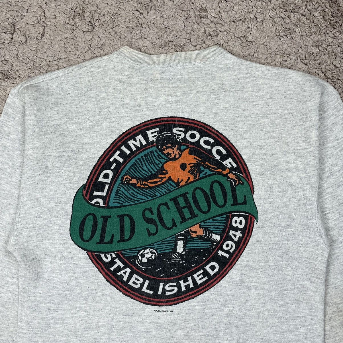 Vintage Vintage Old School Soccer Sweatshirt Size US L / EU 52-54 / 3 - 5 Thumbnail
