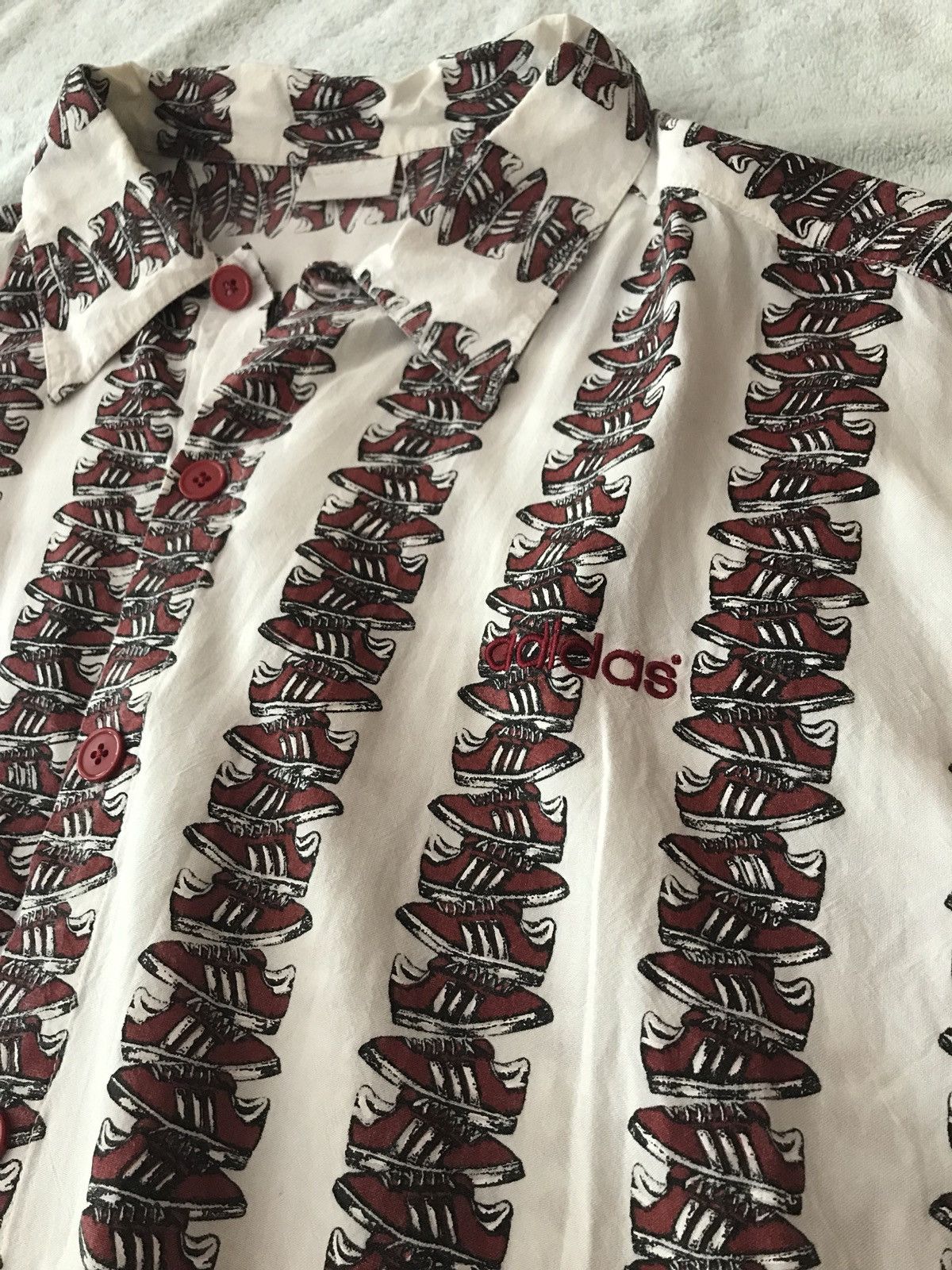 Adidas × Vintage Crazy Rare Vintage 1995 Adidas Superstar Button Up Size US M / EU 48-50 / 2 - 2 Thumbnail