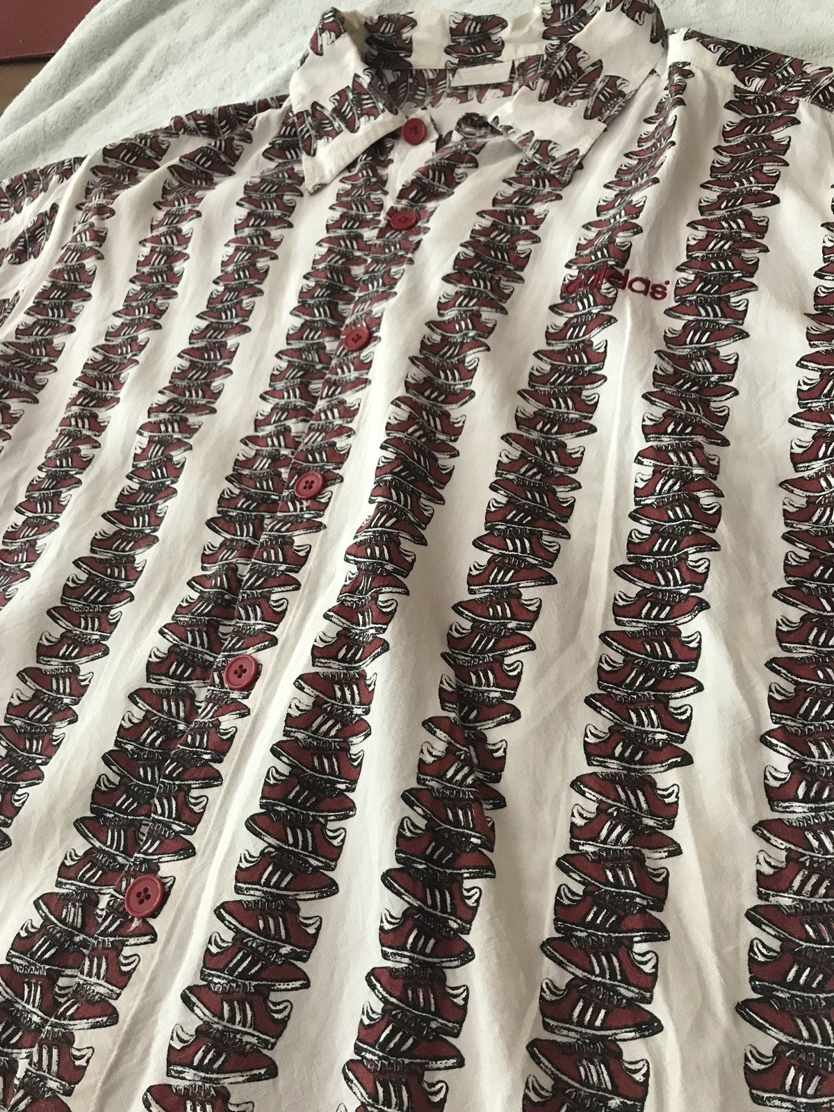 Adidas × Vintage Crazy Rare Vintage 1995 Adidas Superstar Button Up Size US M / EU 48-50 / 2 - 6 Thumbnail