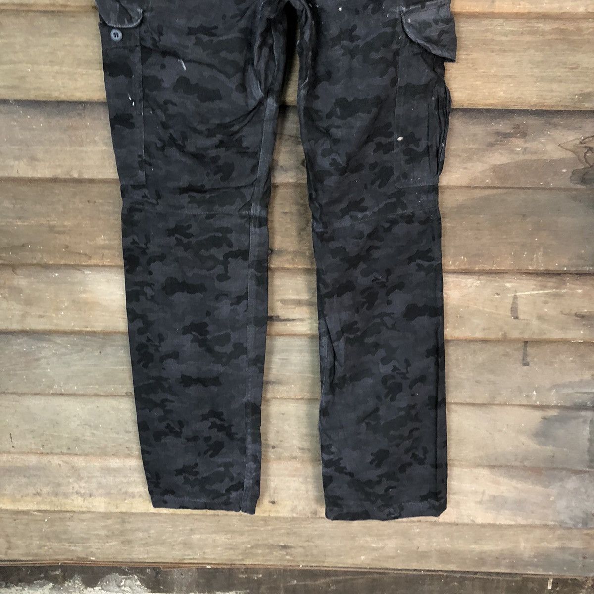 Japanese Brand Gladiotor Grey camo multi pocket utility Cargo Pants #7062 Size US 28 / EU 44 - 12 Thumbnail