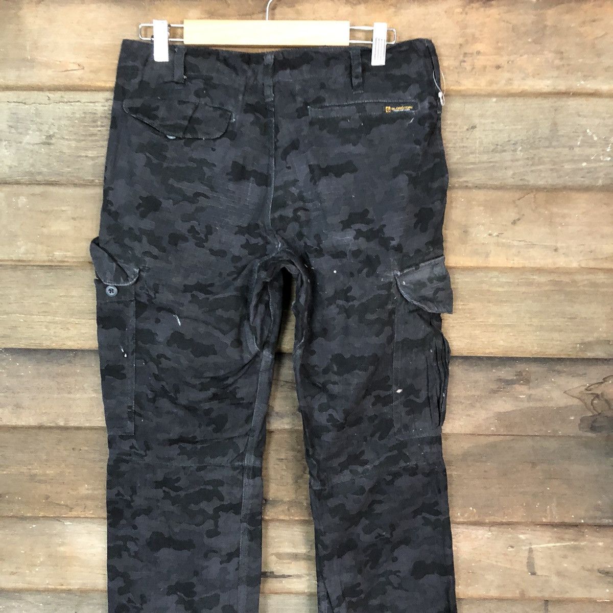 Japanese Brand Gladiotor Grey camo multi pocket utility Cargo Pants #7062 Size US 28 / EU 44 - 11 Thumbnail