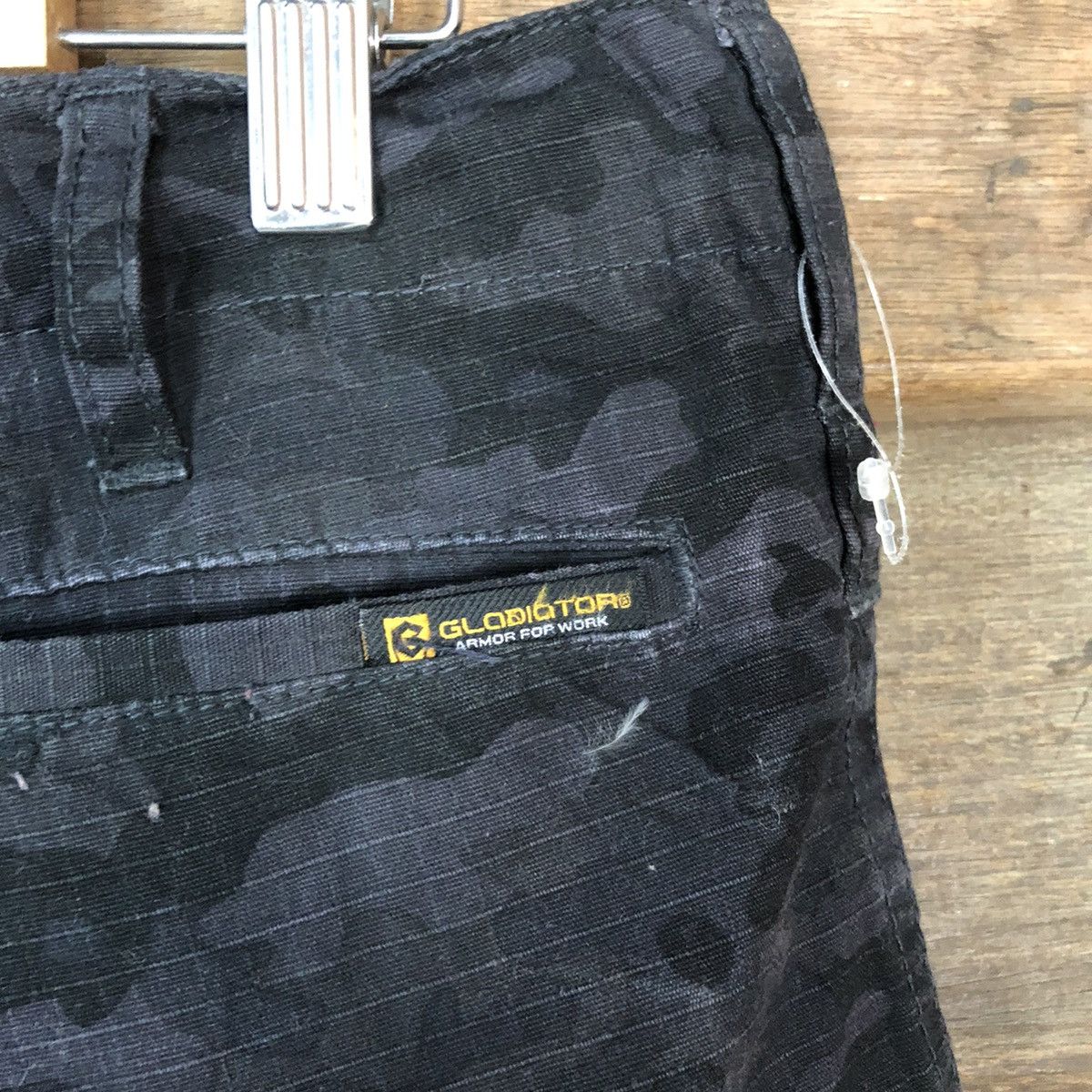 Japanese Brand Gladiotor Grey camo multi pocket utility Cargo Pants #7062 Size US 28 / EU 44 - 15 Thumbnail
