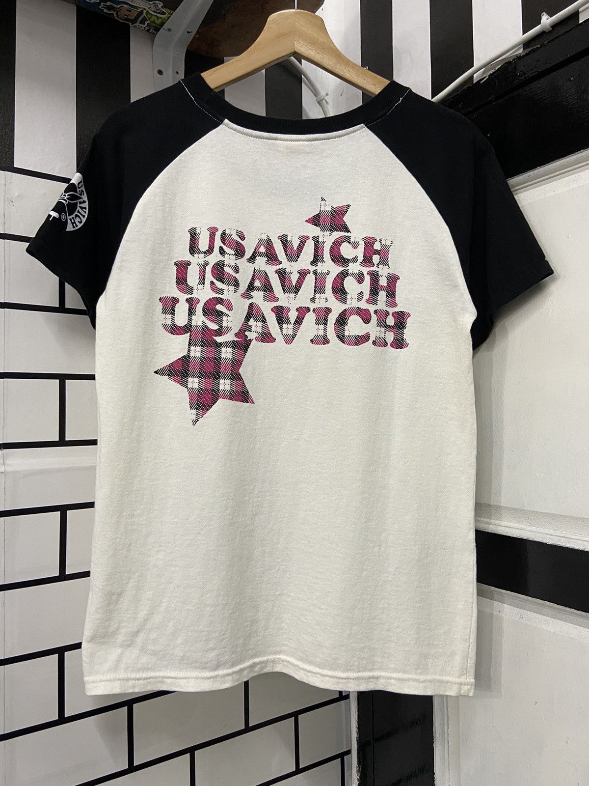 Japanese Brand × Mtv × Vintage Mtv X Usavich kireneko and Raglan Tshirt Size US XS / EU 42 / 0 - 2 Thumbnail