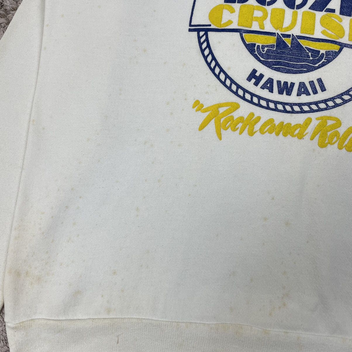 Vintage Vintage 80's Paradise Hawaii Booze Cruise Sweatshirt Size US XL / EU 56 / 4 - 16 Thumbnail