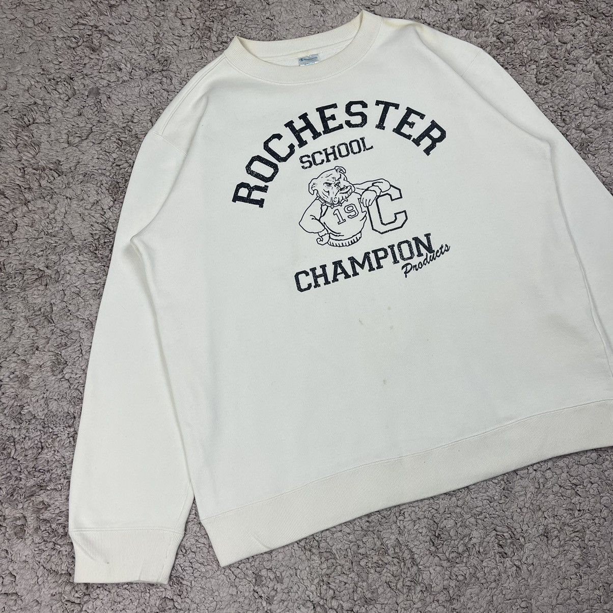 Champion Vintage Champion Rochester School Sweatshirt Size US L / EU 52-54 / 3 - 3 Thumbnail