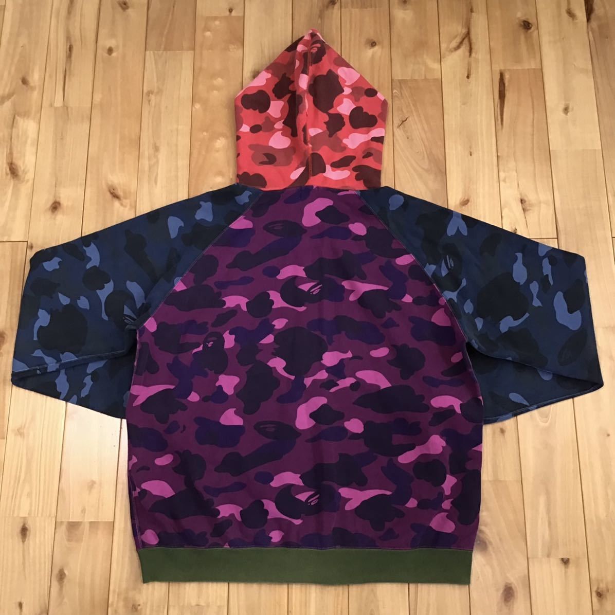Bape BAPE Crazy camo full zip hoodie Size US M / EU 48-50 / 2 - 2 Thumbnail