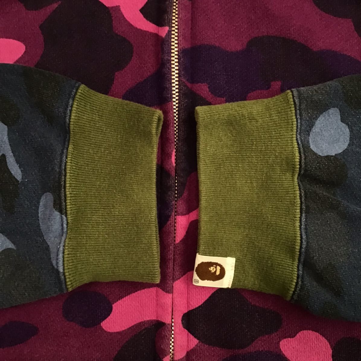 Bape BAPE Crazy camo full zip hoodie Size US M / EU 48-50 / 2 - 4 Thumbnail