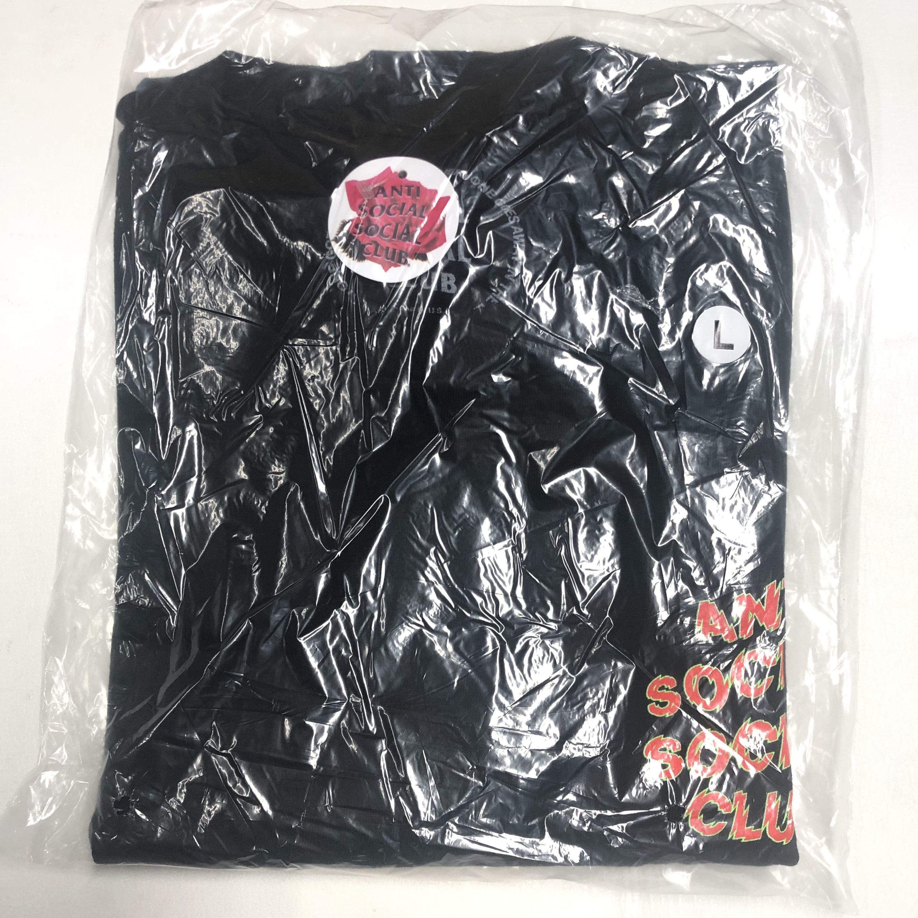 Anti Social Social Club DS SS21 ASSC Maniac Black Tee in hand Bape Kith CPFM KAWS Size US L / EU 52-54 / 3 - 3 Thumbnail