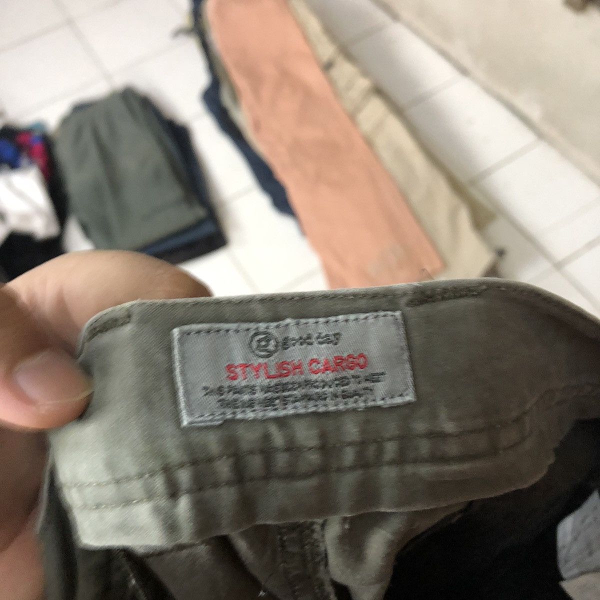 Japanese Brand × StraightFaded Good Day faded Green multipocket Cargo Pants #6898 Size US 29 - 15 Thumbnail