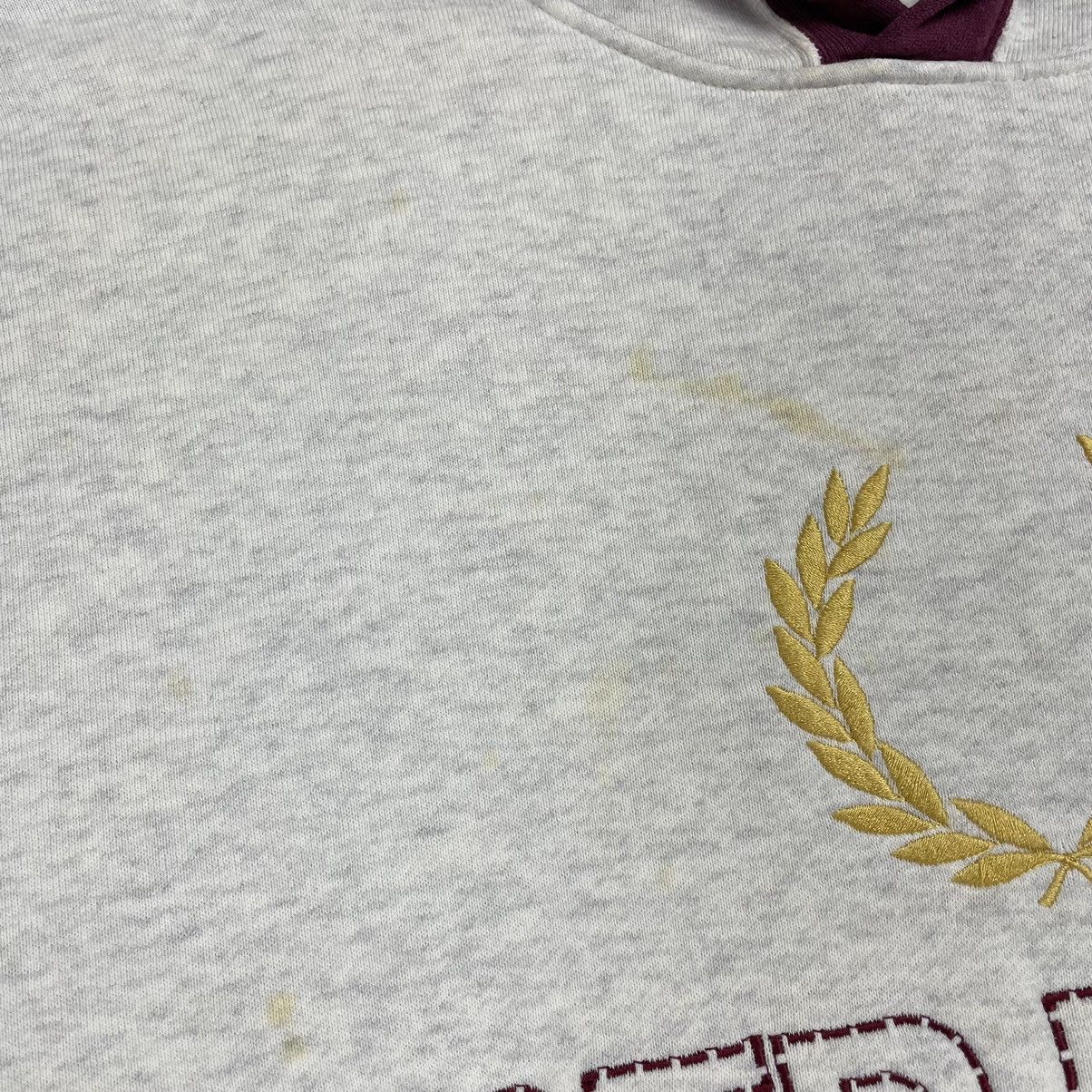 Designer Vintage Fred Perry Big Logo Hoodie Size US XL / EU 56 / 4 - 12 Thumbnail